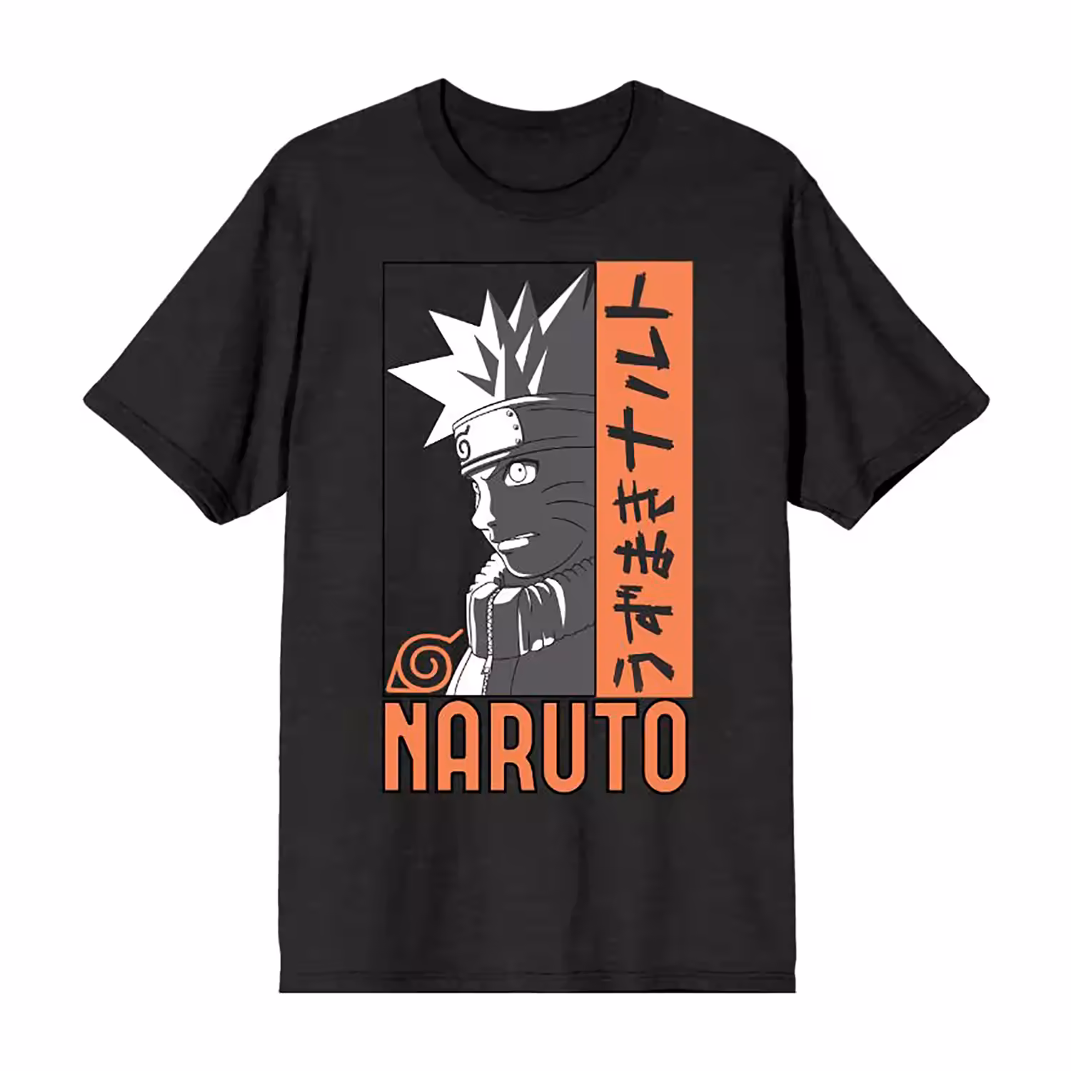 new!Big and Tall Mens Crew Neck Short Sleeve Regular Fit Naruto Graphic T-Shirt