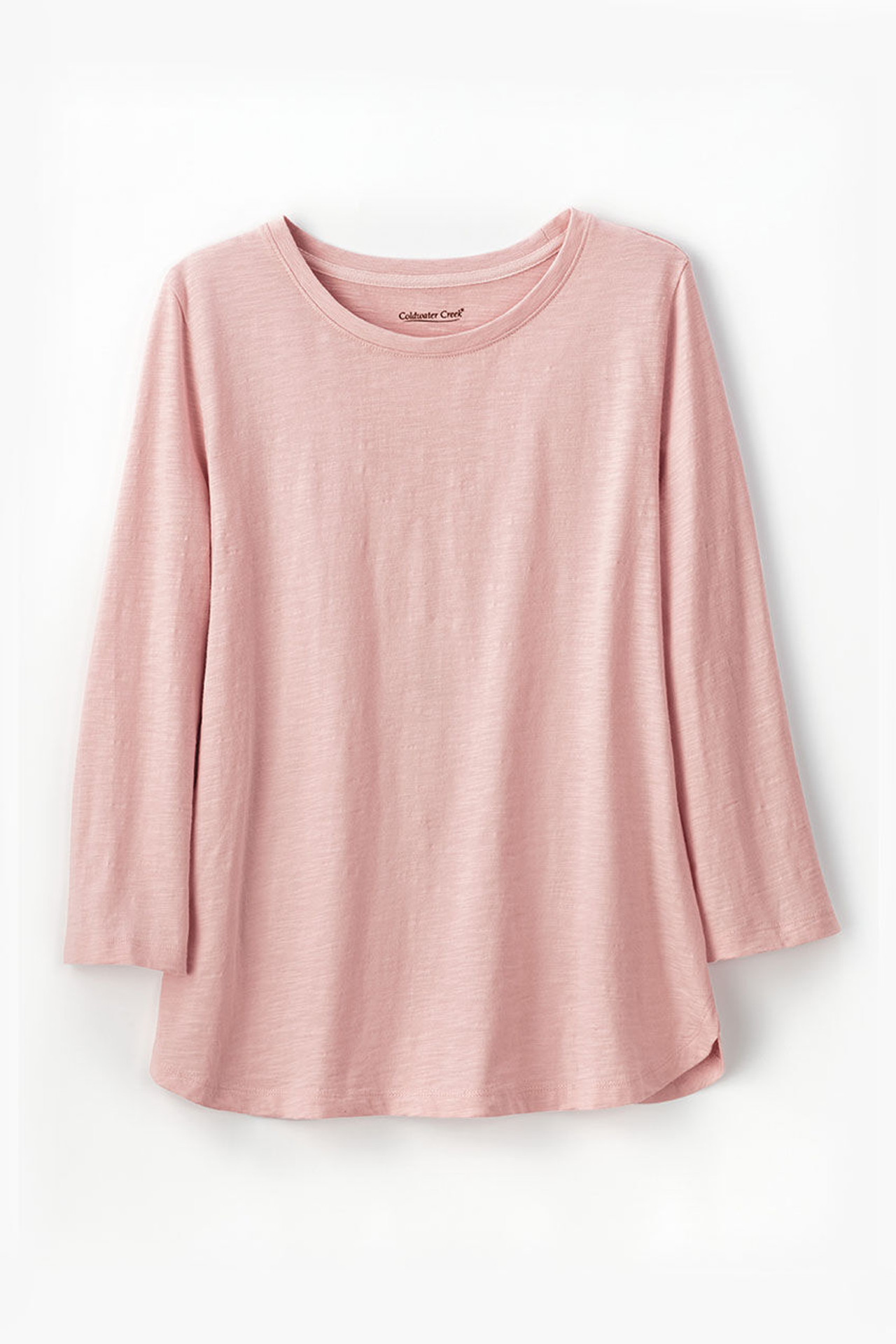 Just Right 3/4-Sleeve Slub-Knit Tee