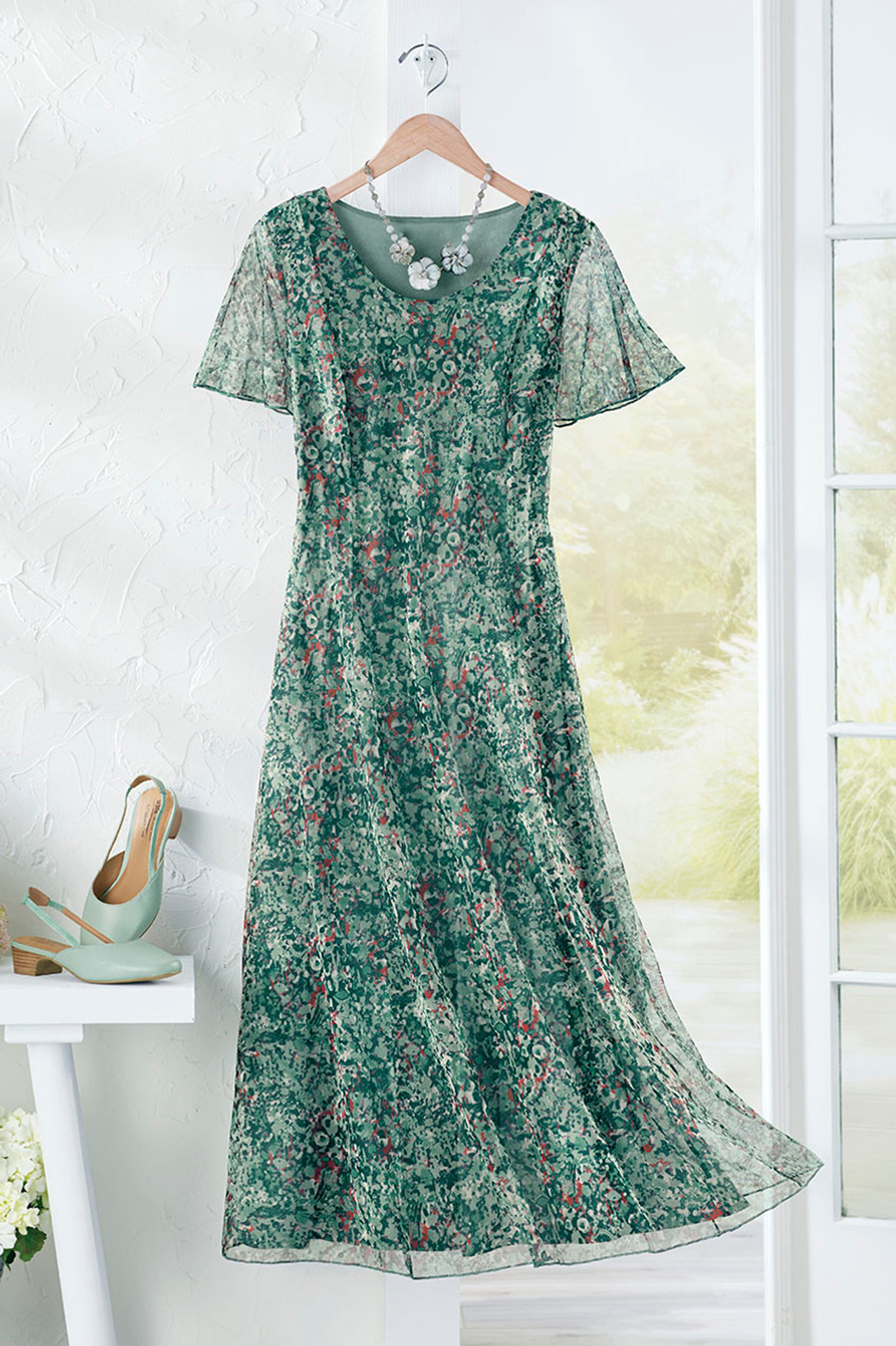 Meadow Charm Mesh Dress