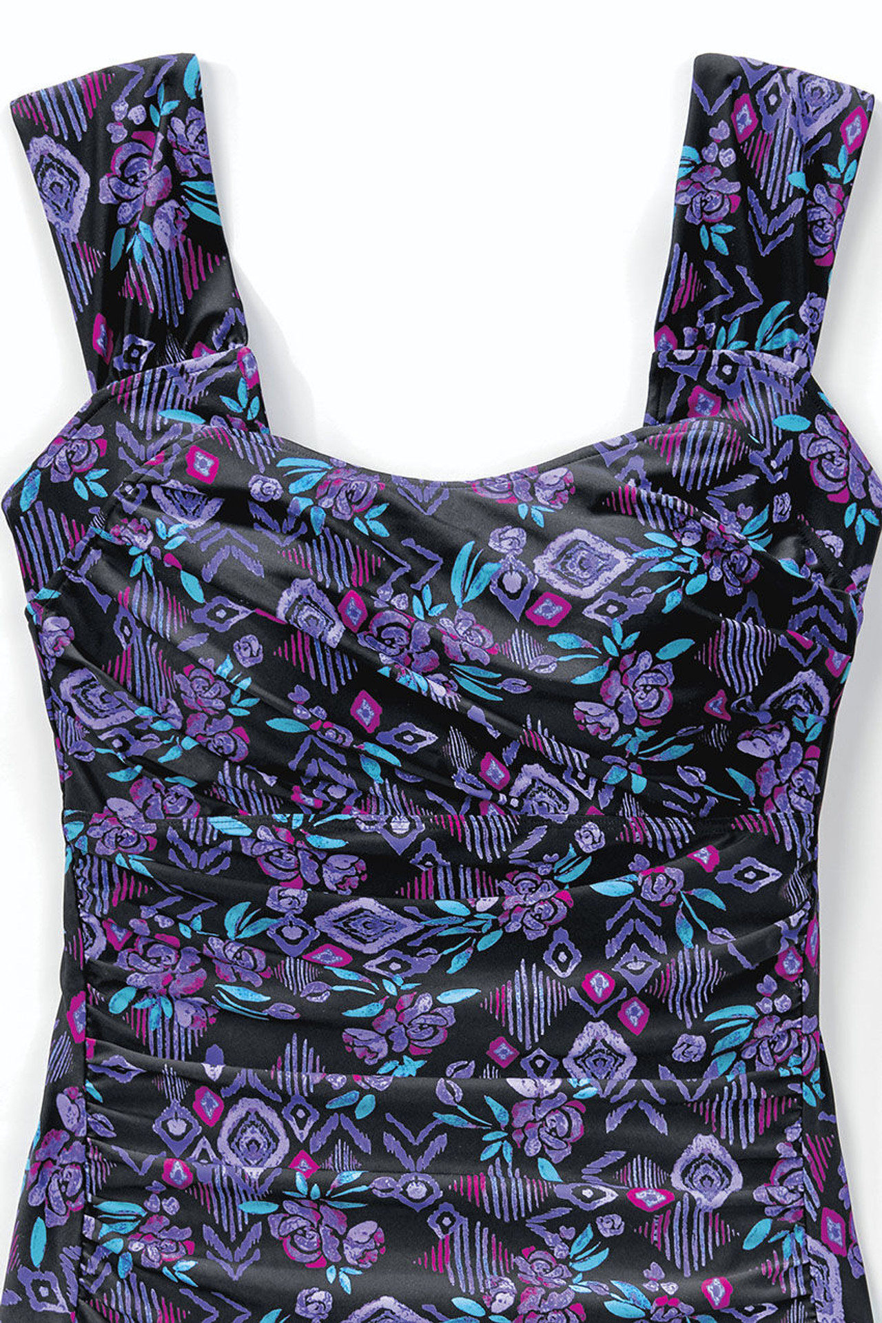 Free Spirit ShapeMe Ruched Bathing Suit