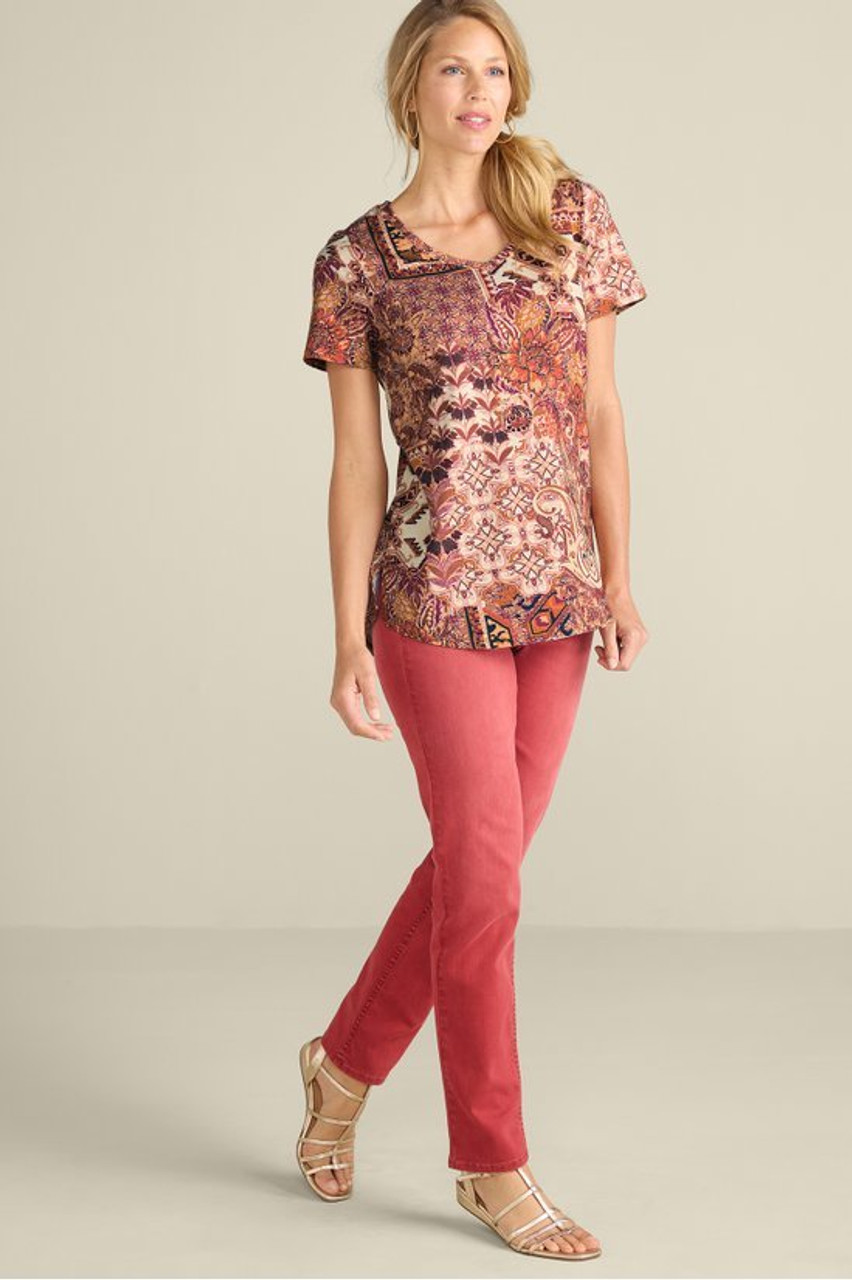 SoftEssential™ Supima® Isabel Short Sleeve Tunic