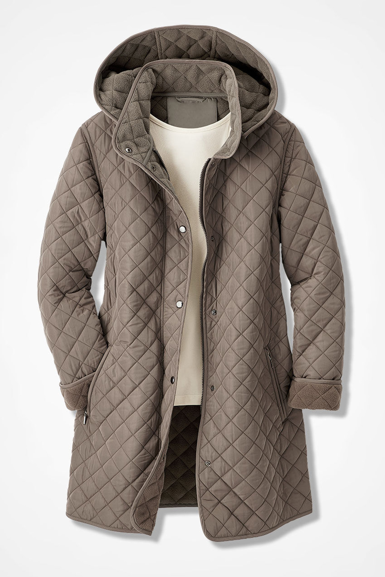 Quilted Car Coat