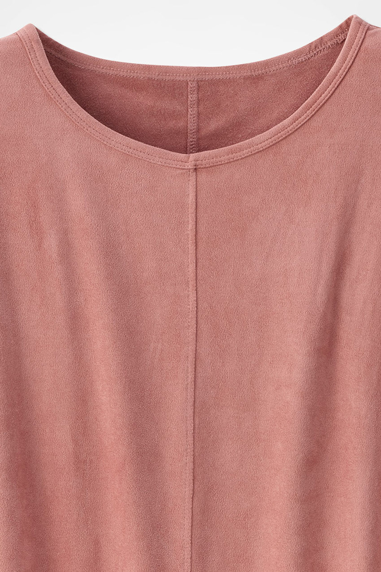 Suede-Touch Stretch Tee