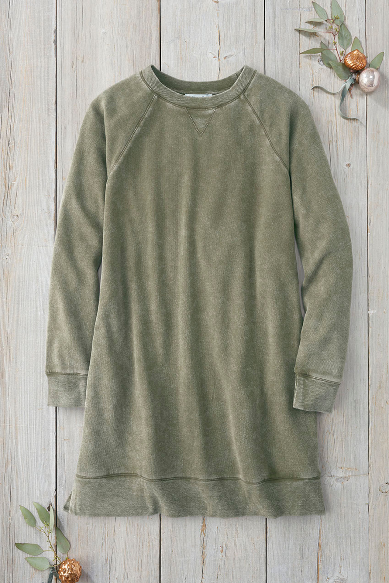 Longer Length Colorwash Sweatshirt
