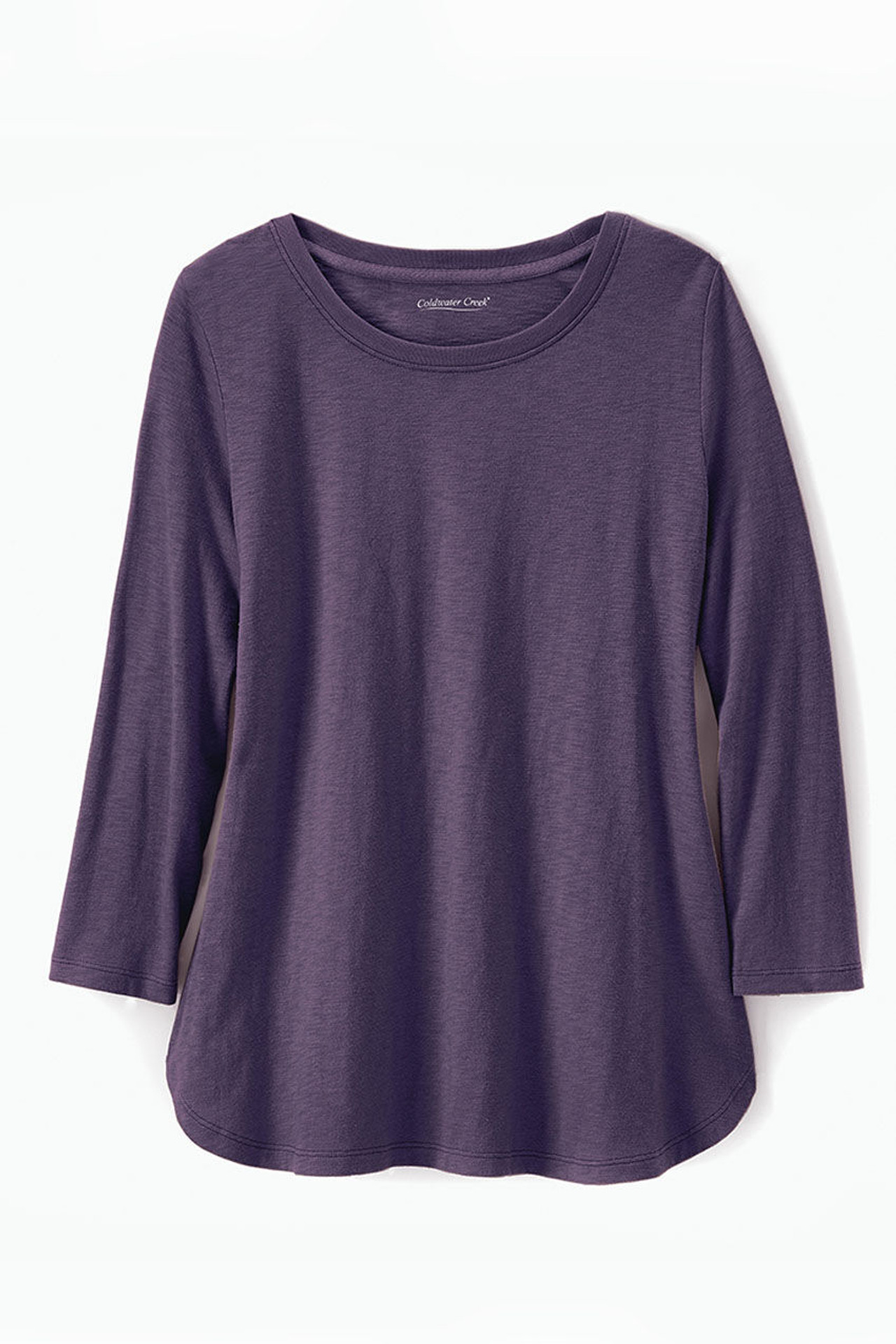 Just Right 3/4-Sleeve Slub-Knit Tee