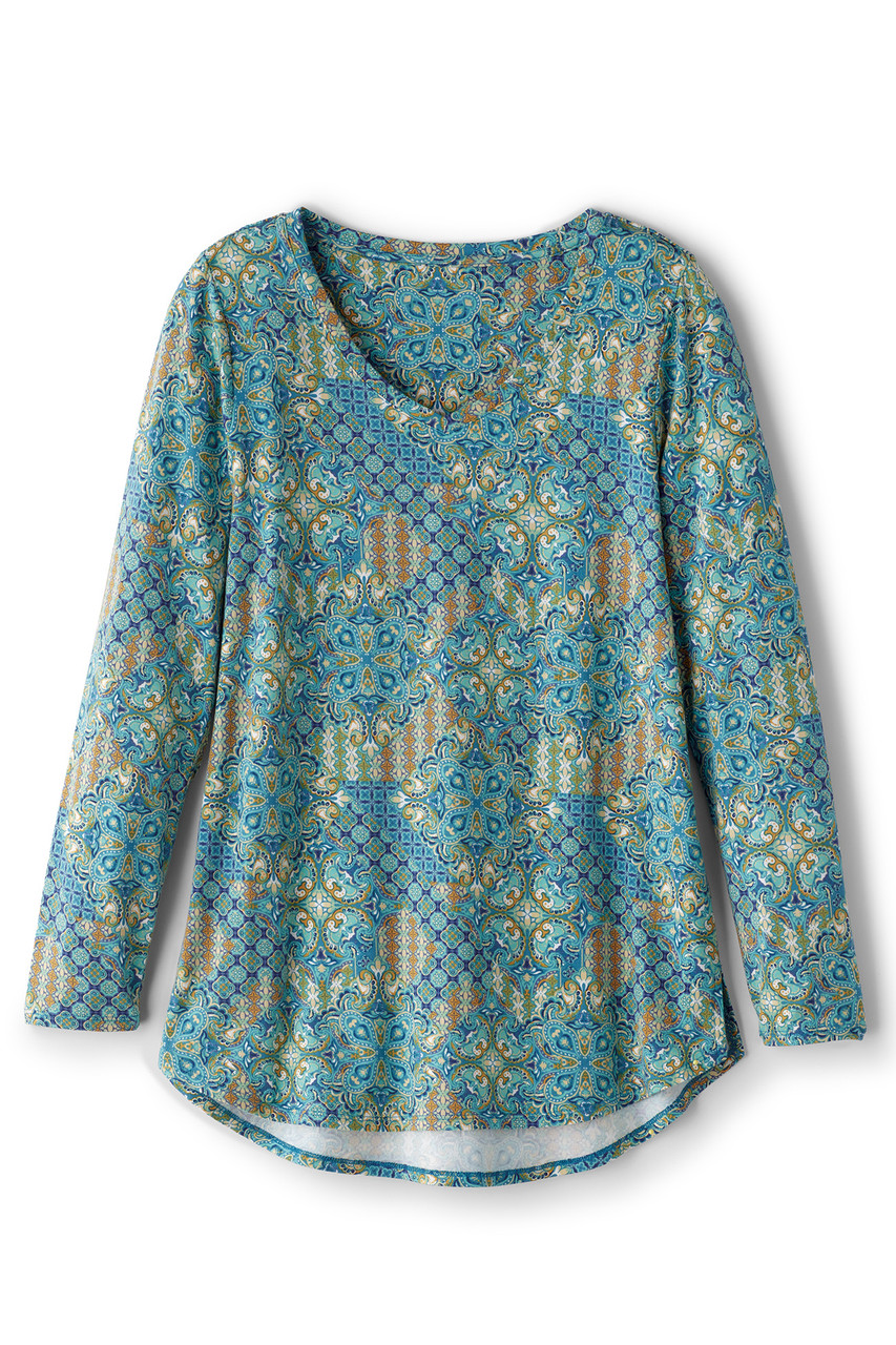 SoftEssential™ Supima® Isabel Long Sleeve Tunic