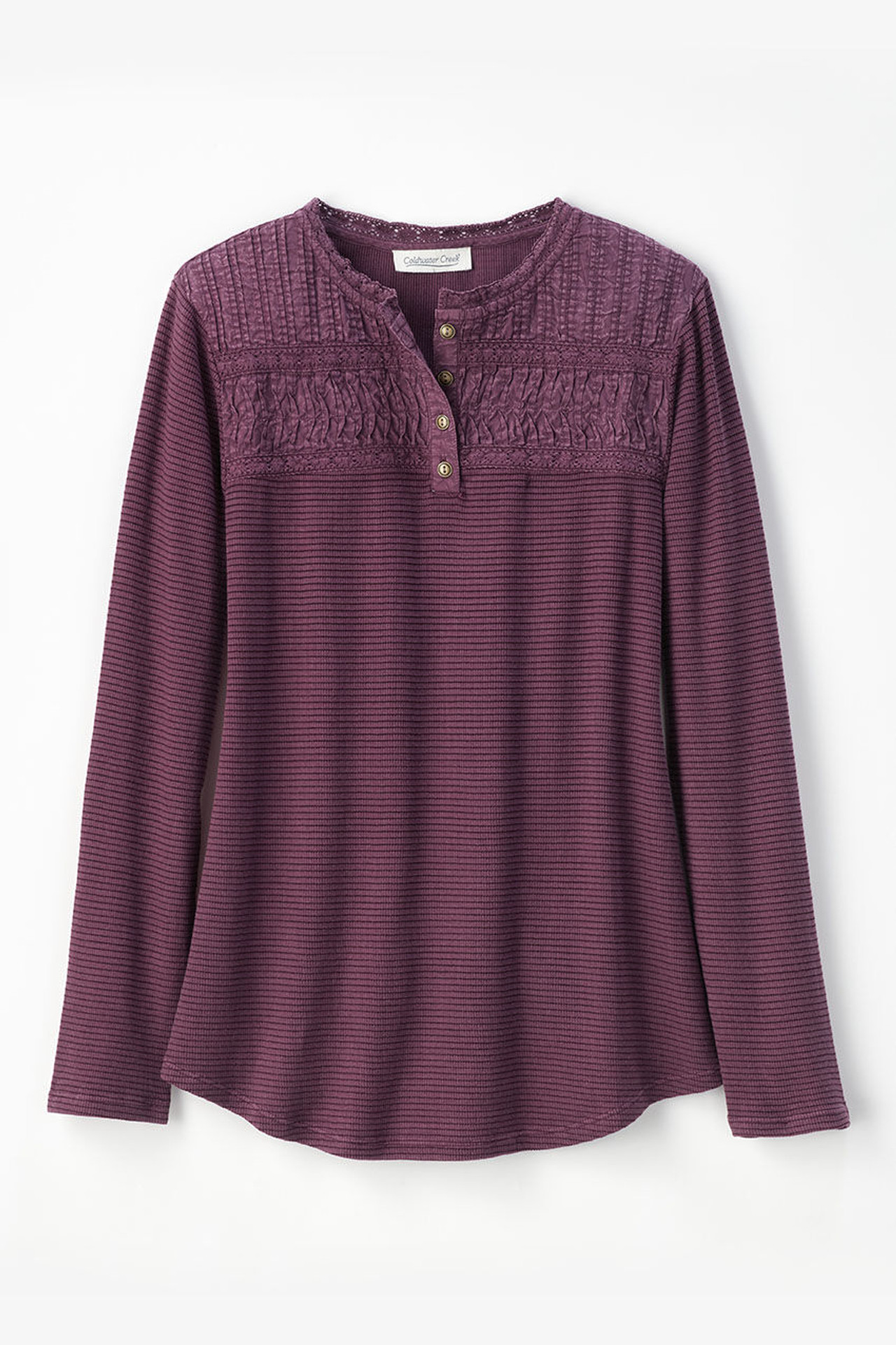 Textured Knit Henley