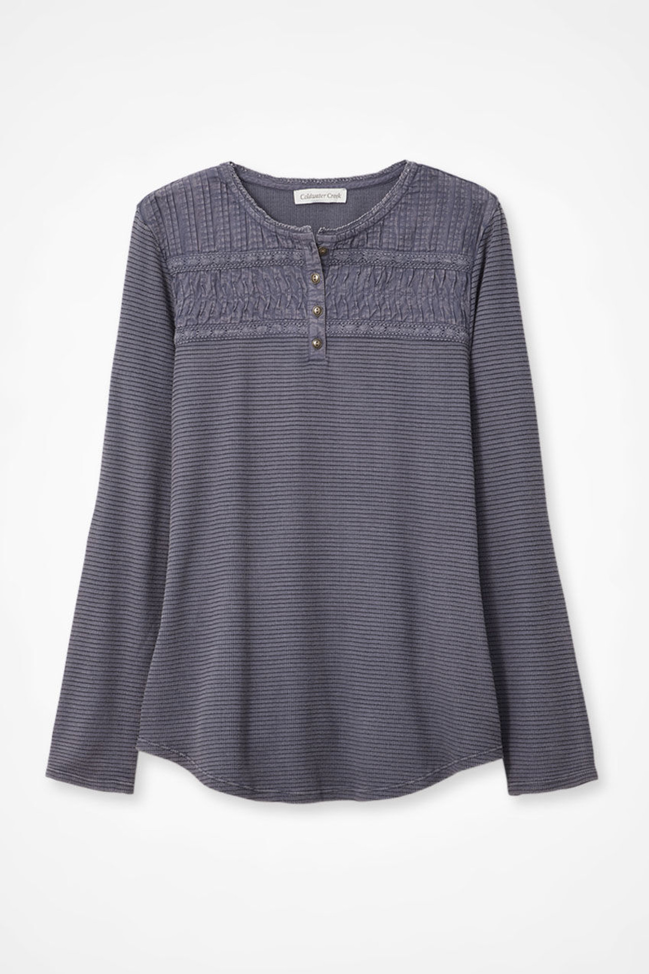 Textured Knit Henley