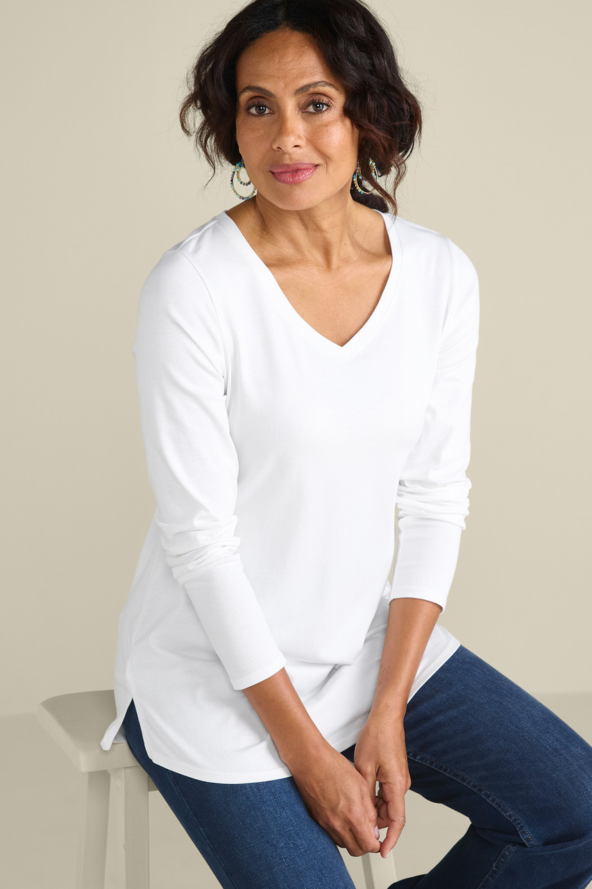 SoftEssential™ Supima® Isabel Long Sleeve Tunic