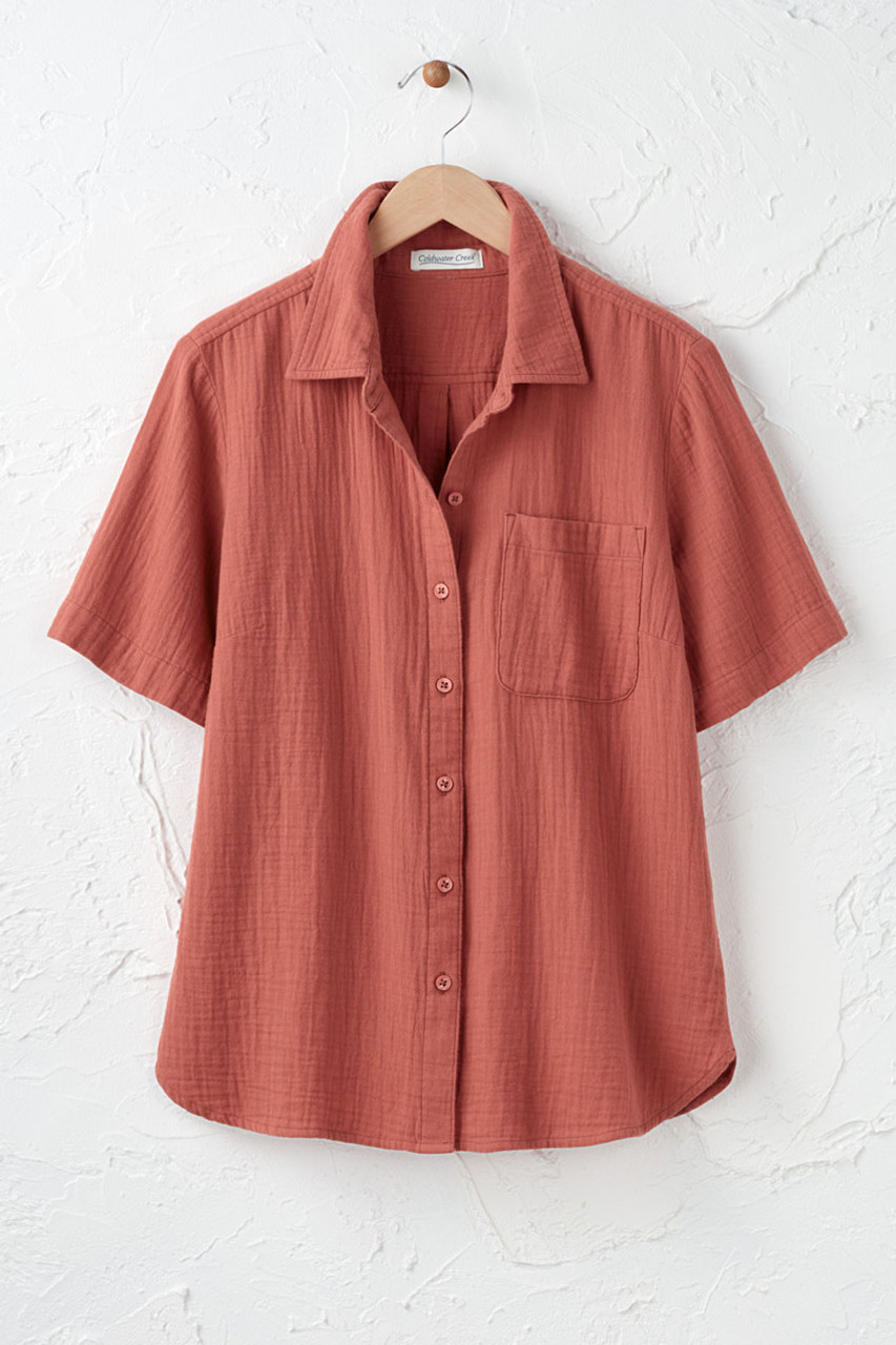 Summer Breeze Gauze Camp Shirt