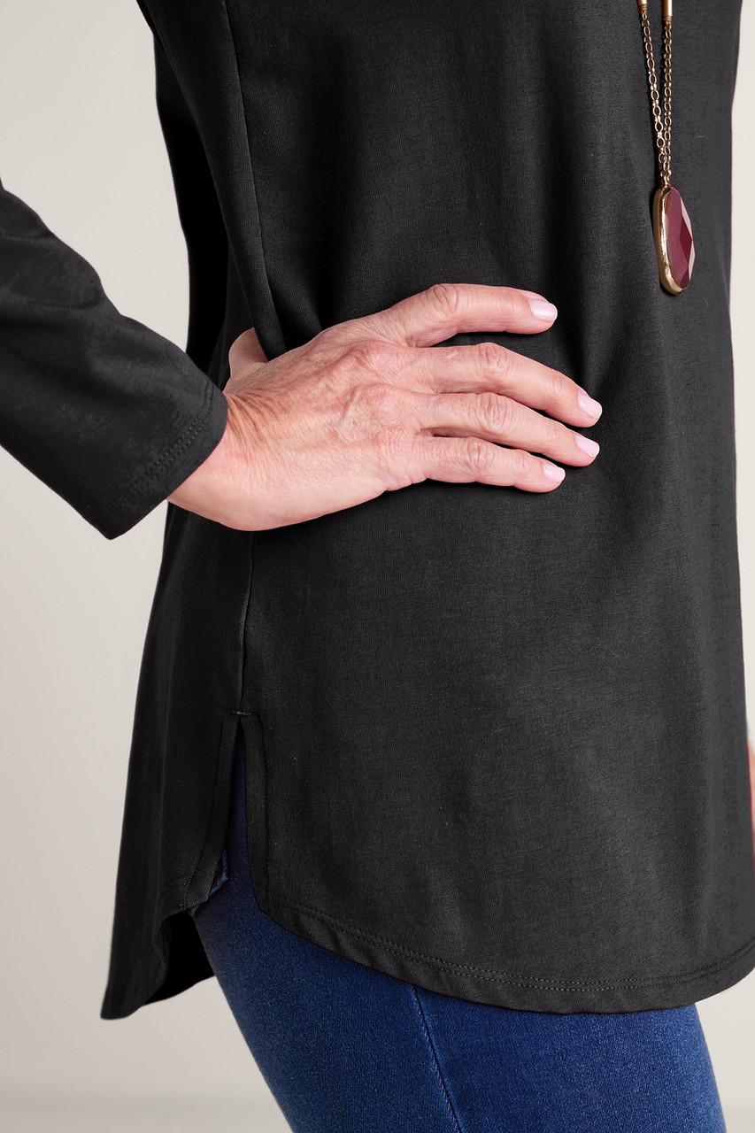 SoftEssential™ Supima® Isabel Long Sleeve Tunic