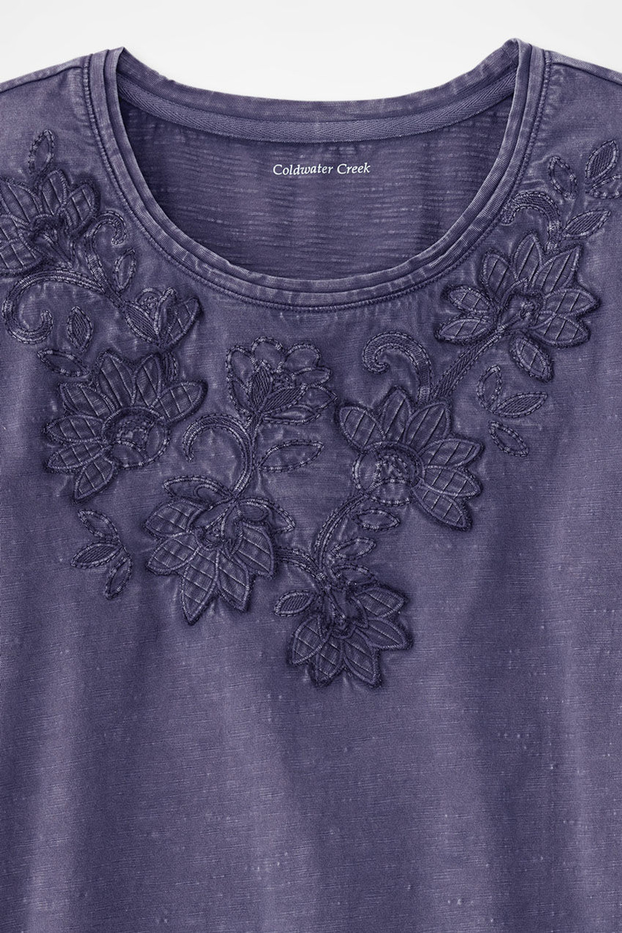 Swirling Petals Slub Tee