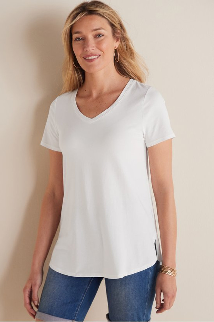 SoftEssential™ Supima® Isabel Short Sleeve Tunic