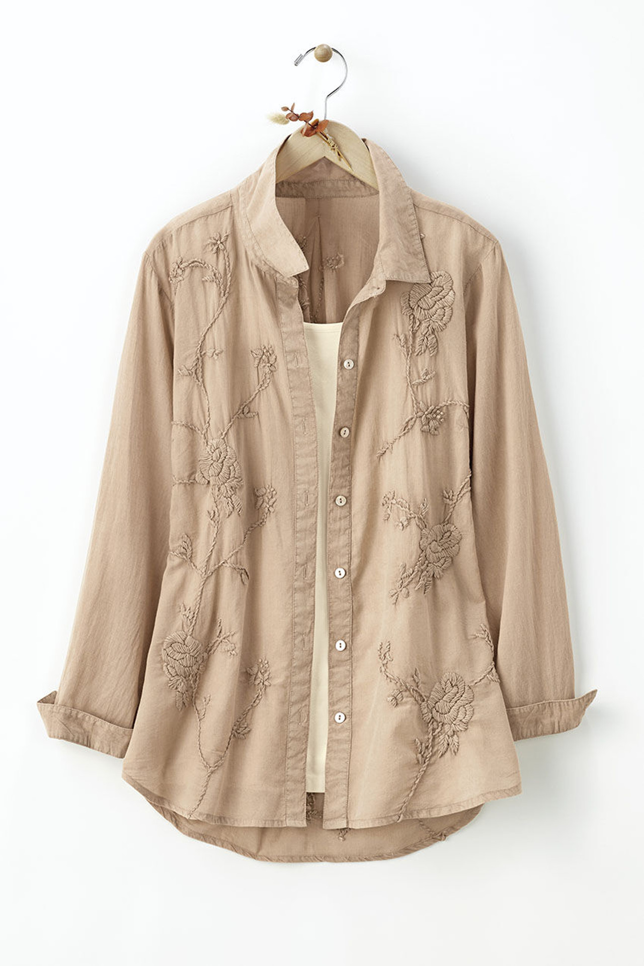 Hidden Garden Embroidered Tunic