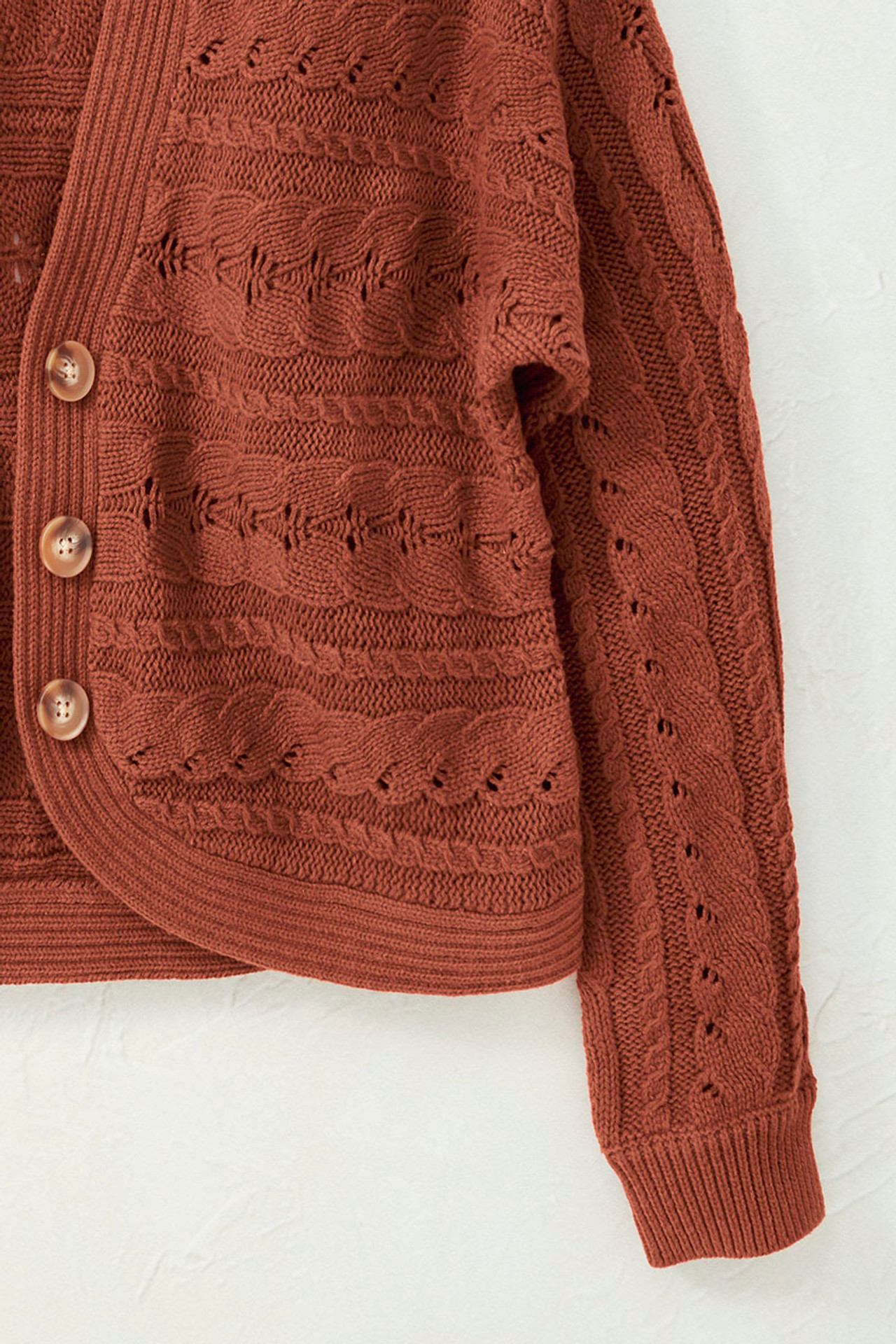 Cable Twist Shrug