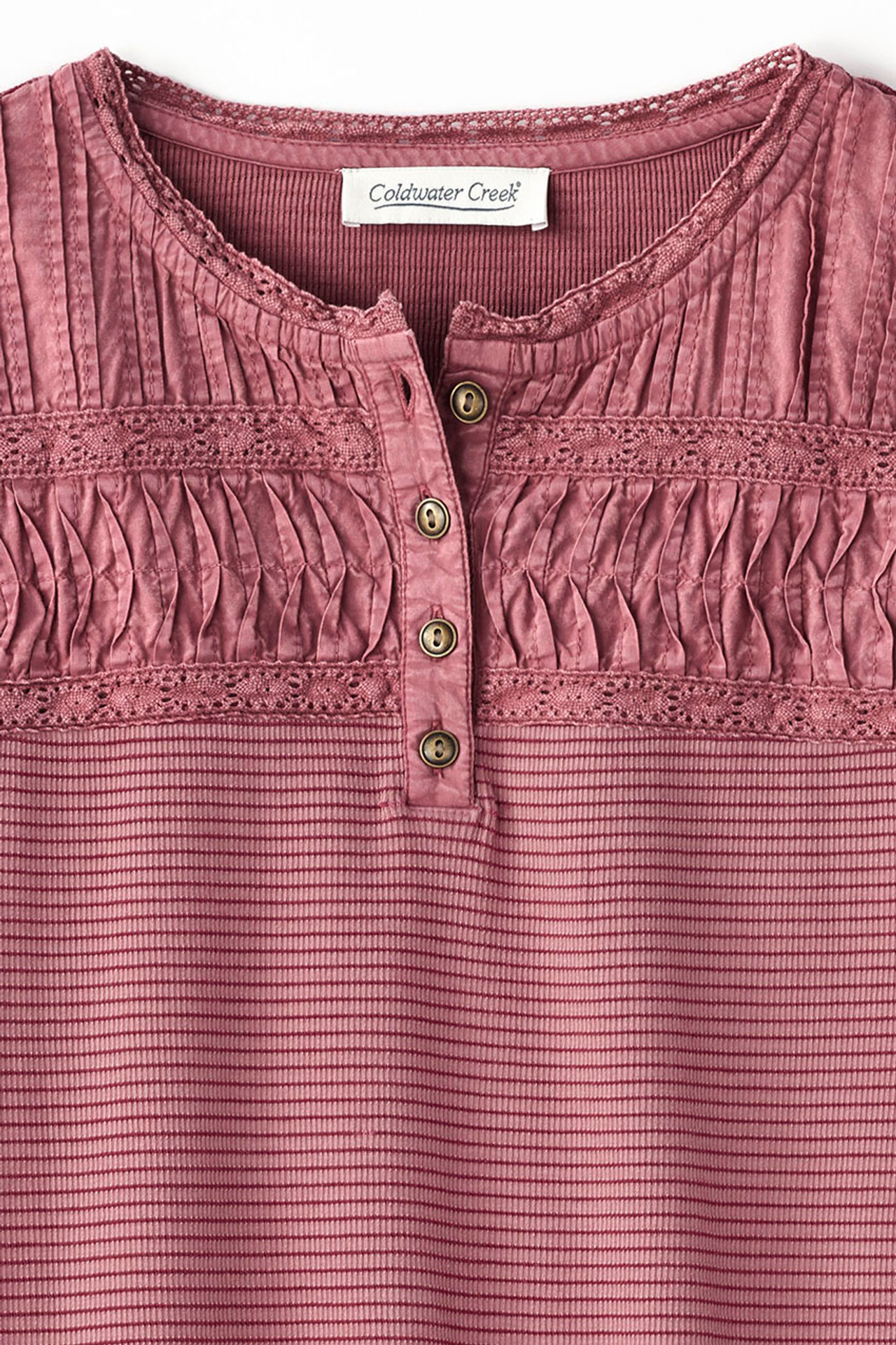 Textured Knit Henley