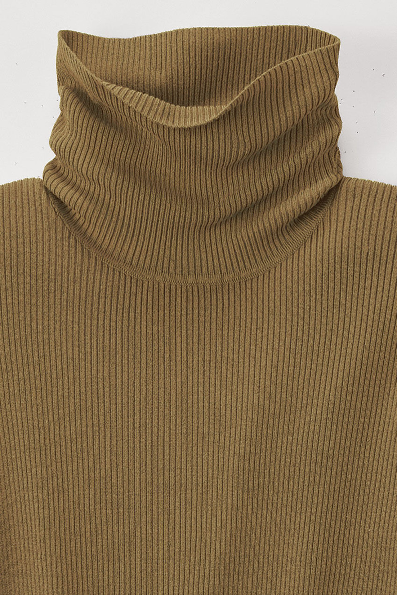 Ribbed Turtleneck Sweater