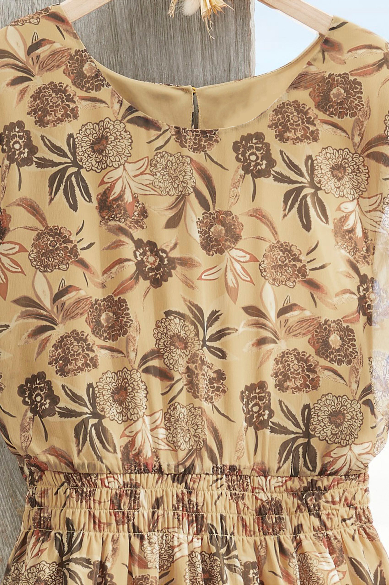 Autumn Botanical Dress