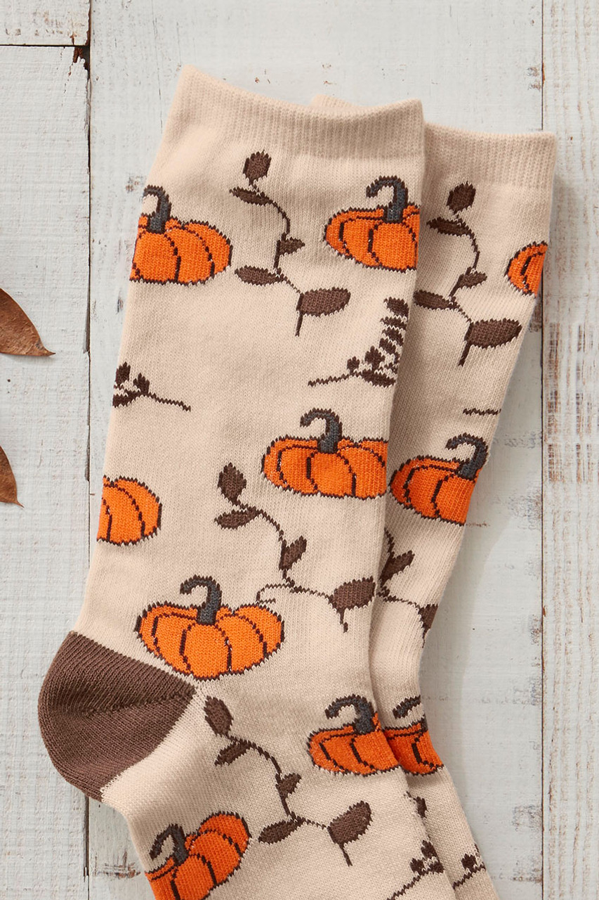 Fall Motif Socks