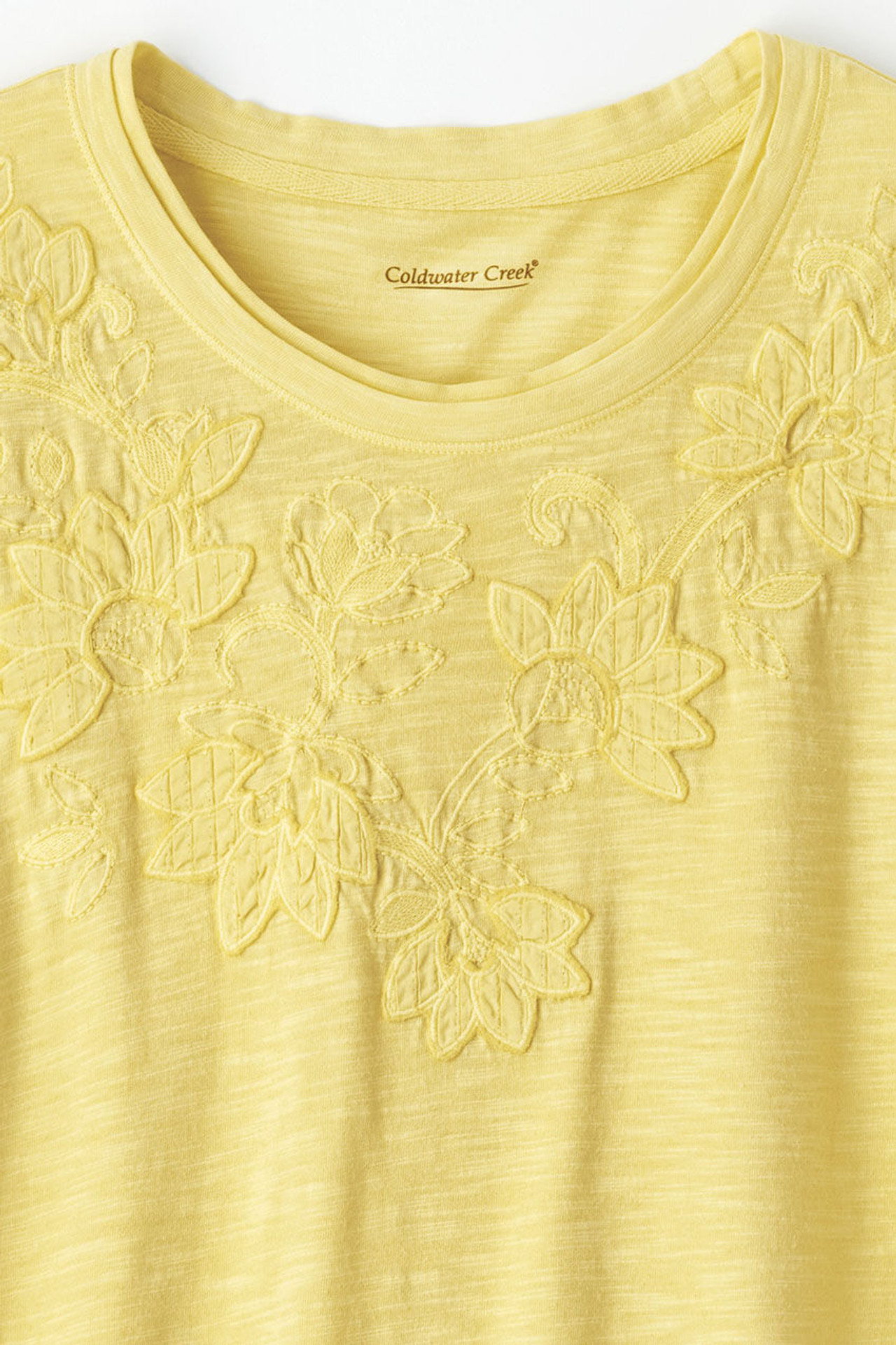 Swirling Petals Slub Tee