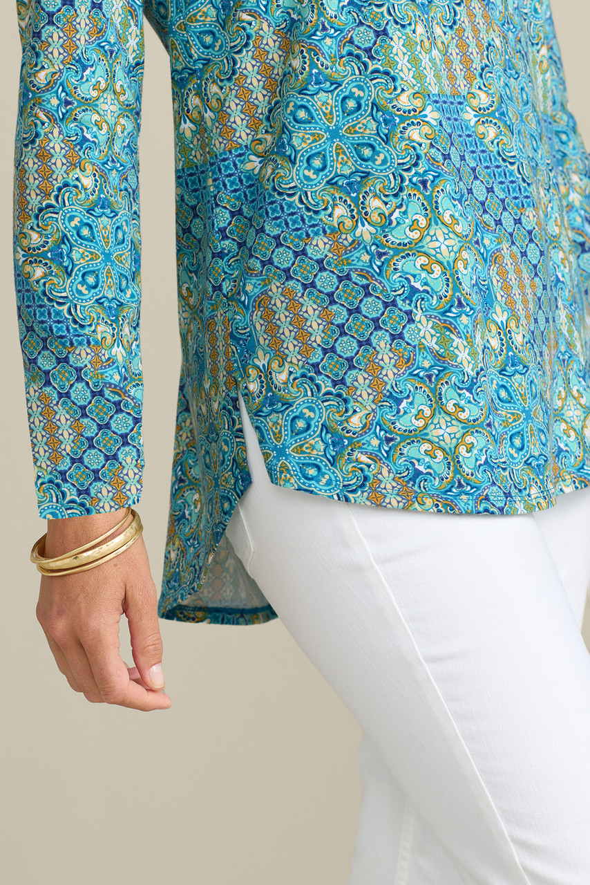 SoftEssential™ Supima® Isabel Long Sleeve Tunic