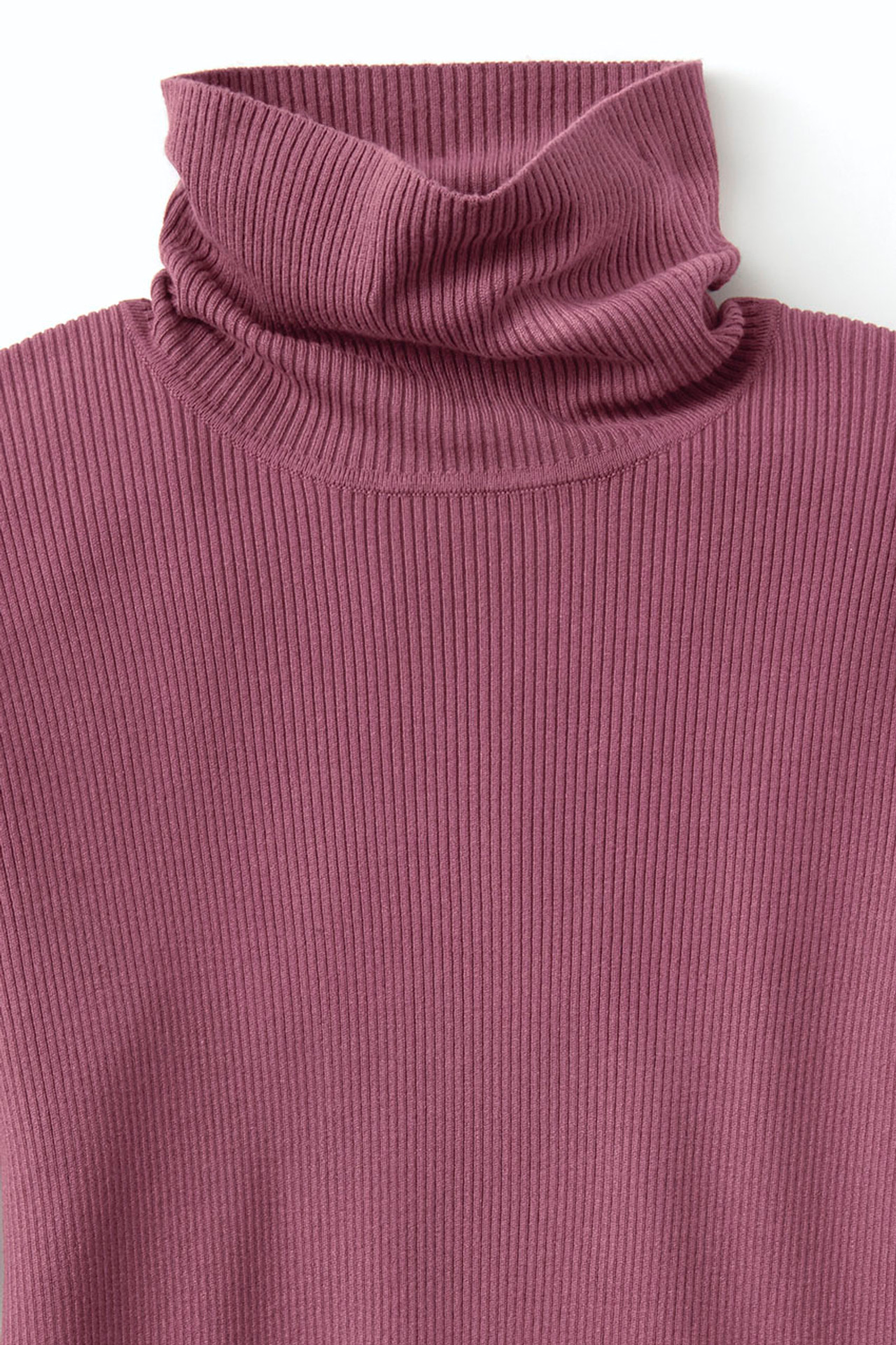 Ribbed Turtleneck Sweater