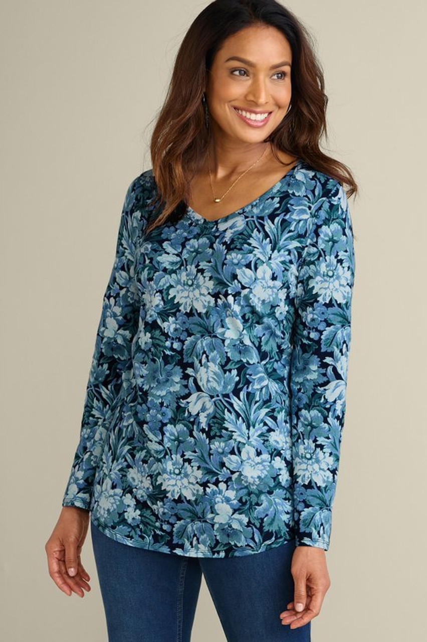 SoftEssential™ Supima® Isabel Long Sleeve Tunic