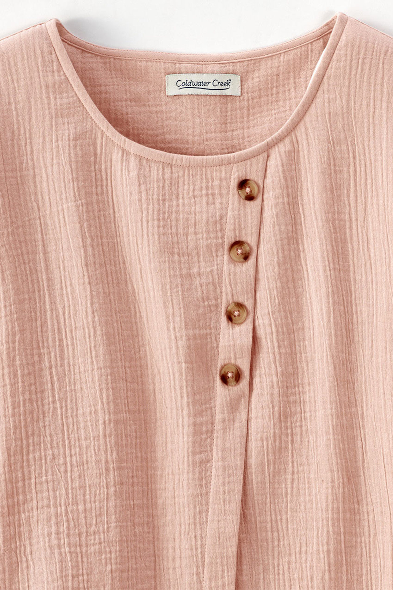 Light as Air Gauze Pullover Tunic Top