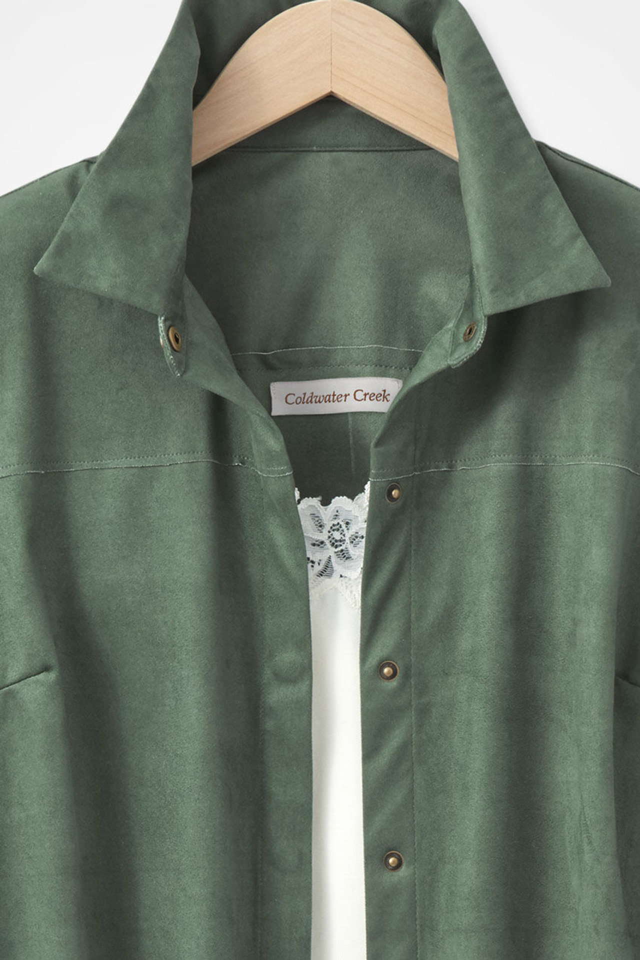 Faux Suede Big Shirt