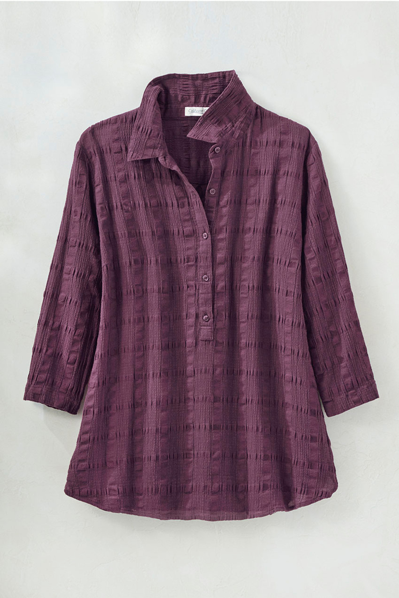 Textured Popover Tunic