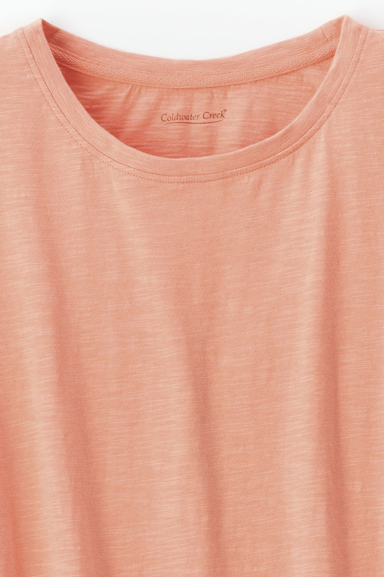 Just Right 3/4-Sleeve Slub-Knit Tee