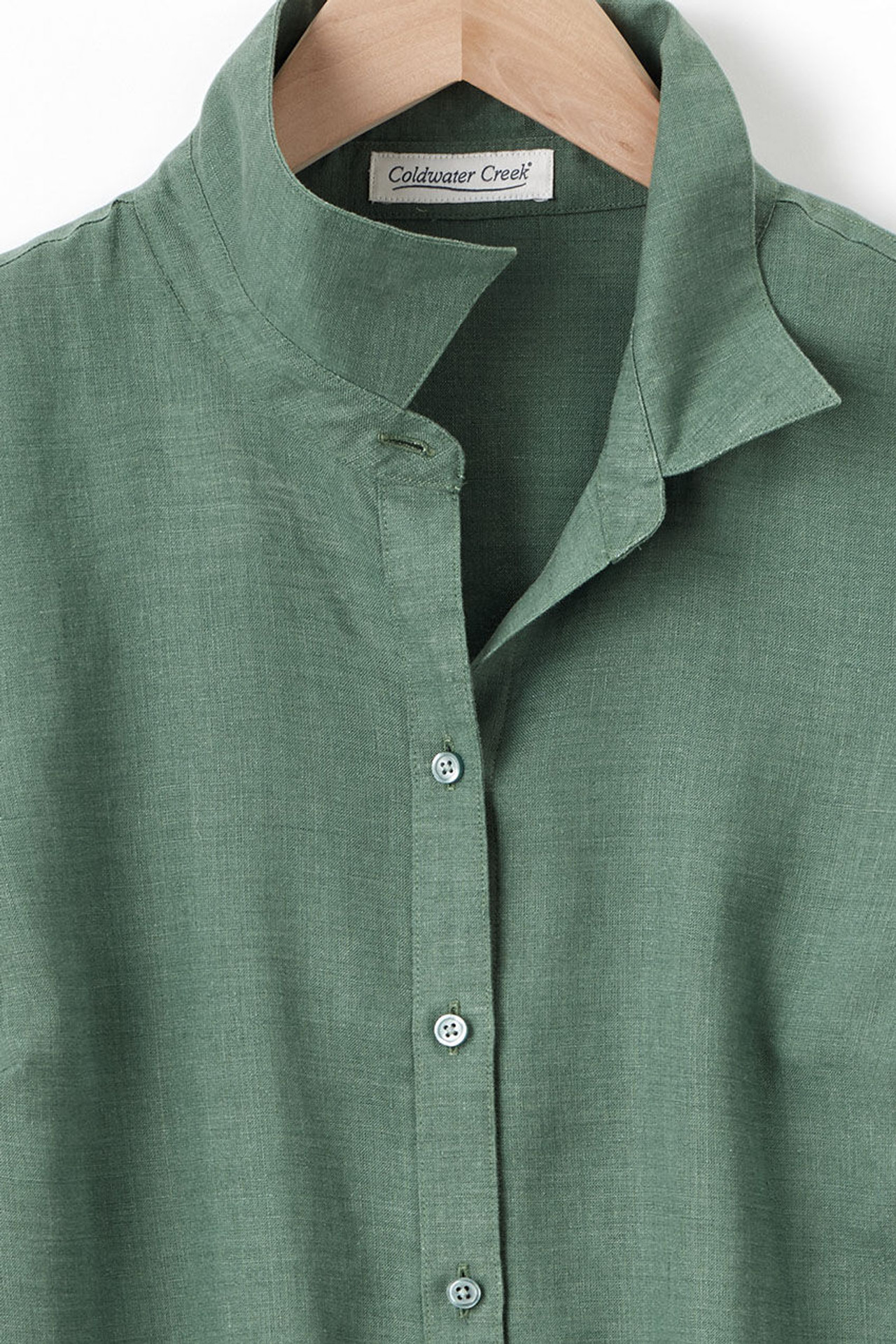 Easy-Care Linen Big Shirt