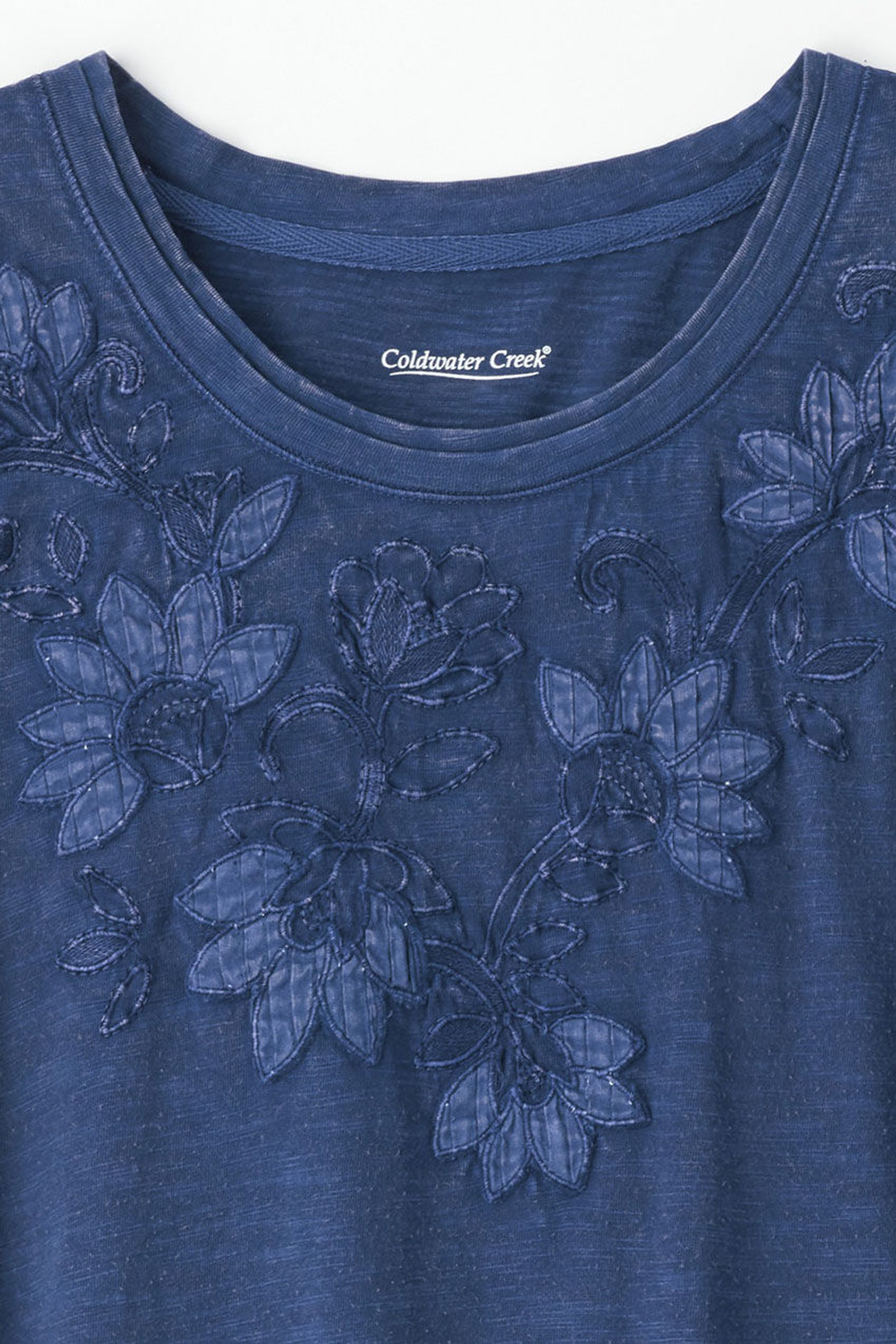 Swirling Petals Slub Tee