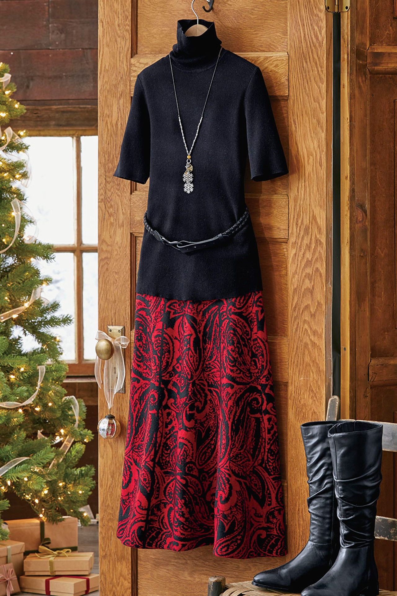 Brocade Sweater Skirt