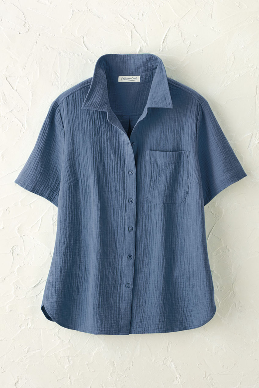 Summer Breeze Gauze Camp Shirt