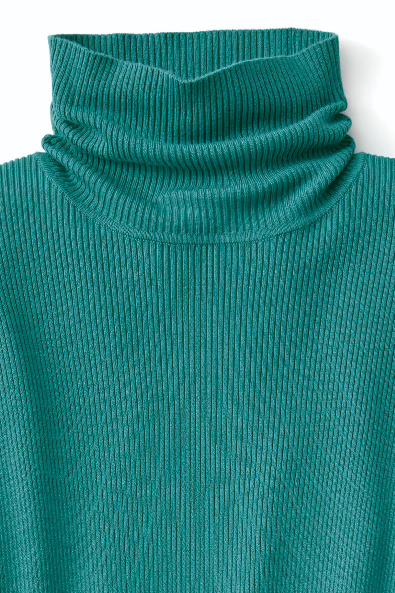 Ribbed Turtleneck Sweater