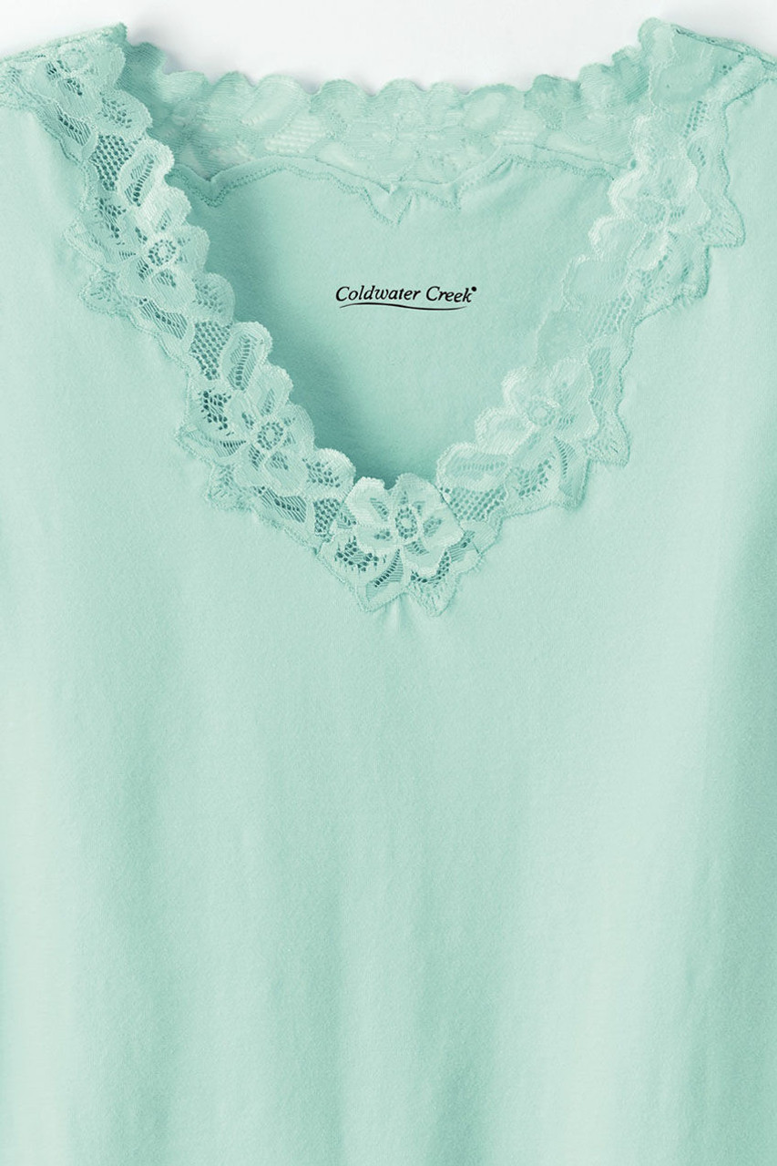 Longer Length Double Lace Tank