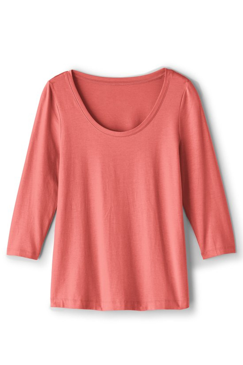 SoftEssential™ Supima® 3/4 Sleeve Tee I