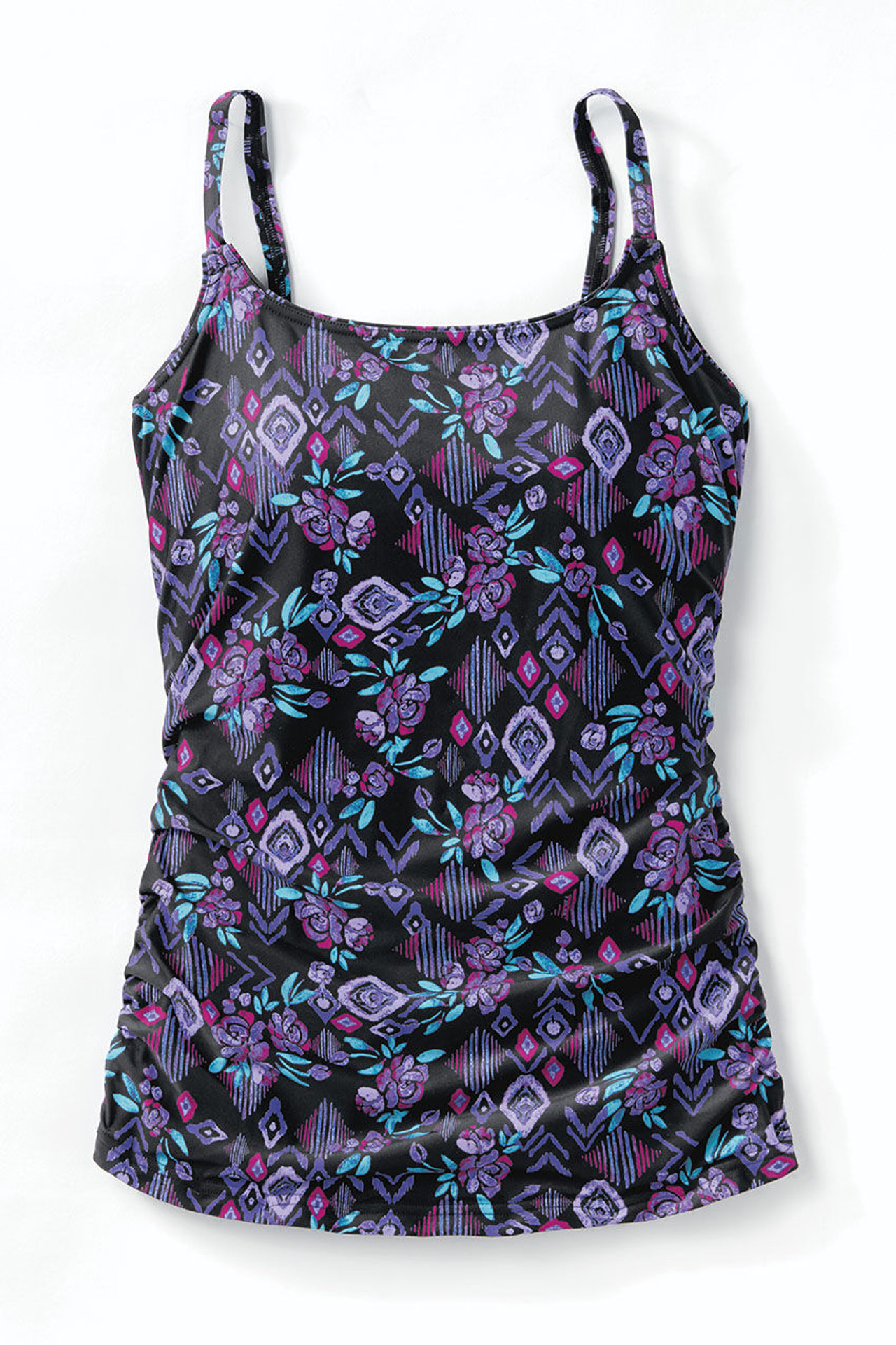 Free Spirit Ruched Tankini Top