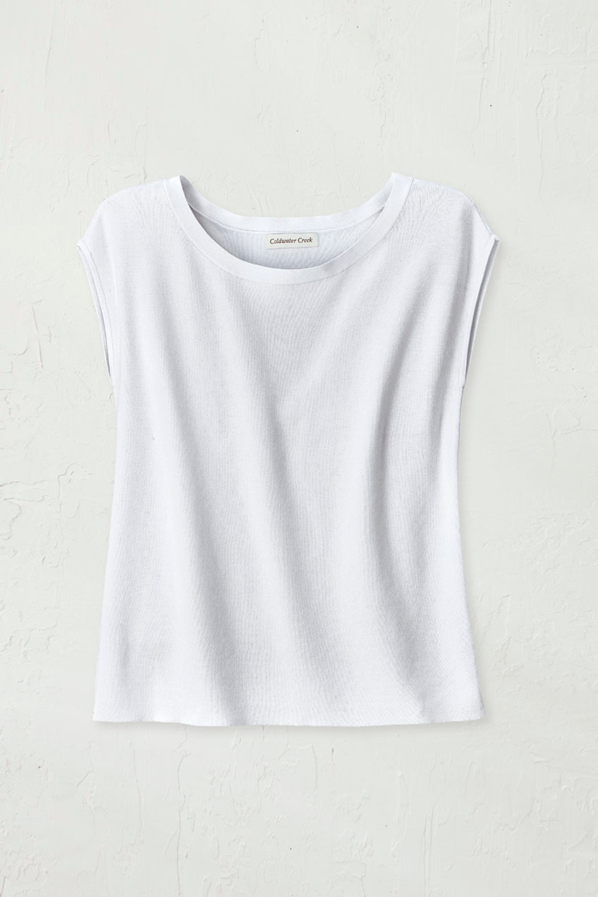 Cap Sleeve Sweater Tee