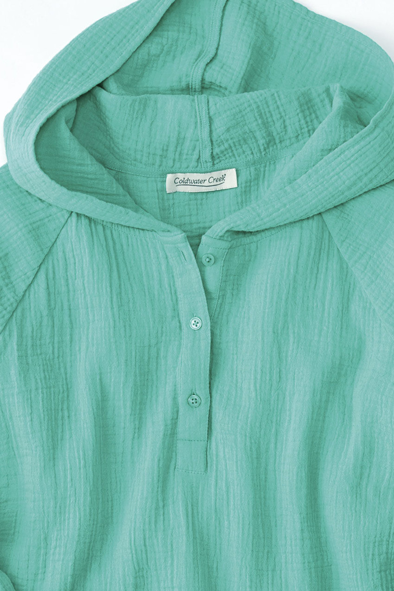 Summer Breeze Hooded Gauze Pullover
