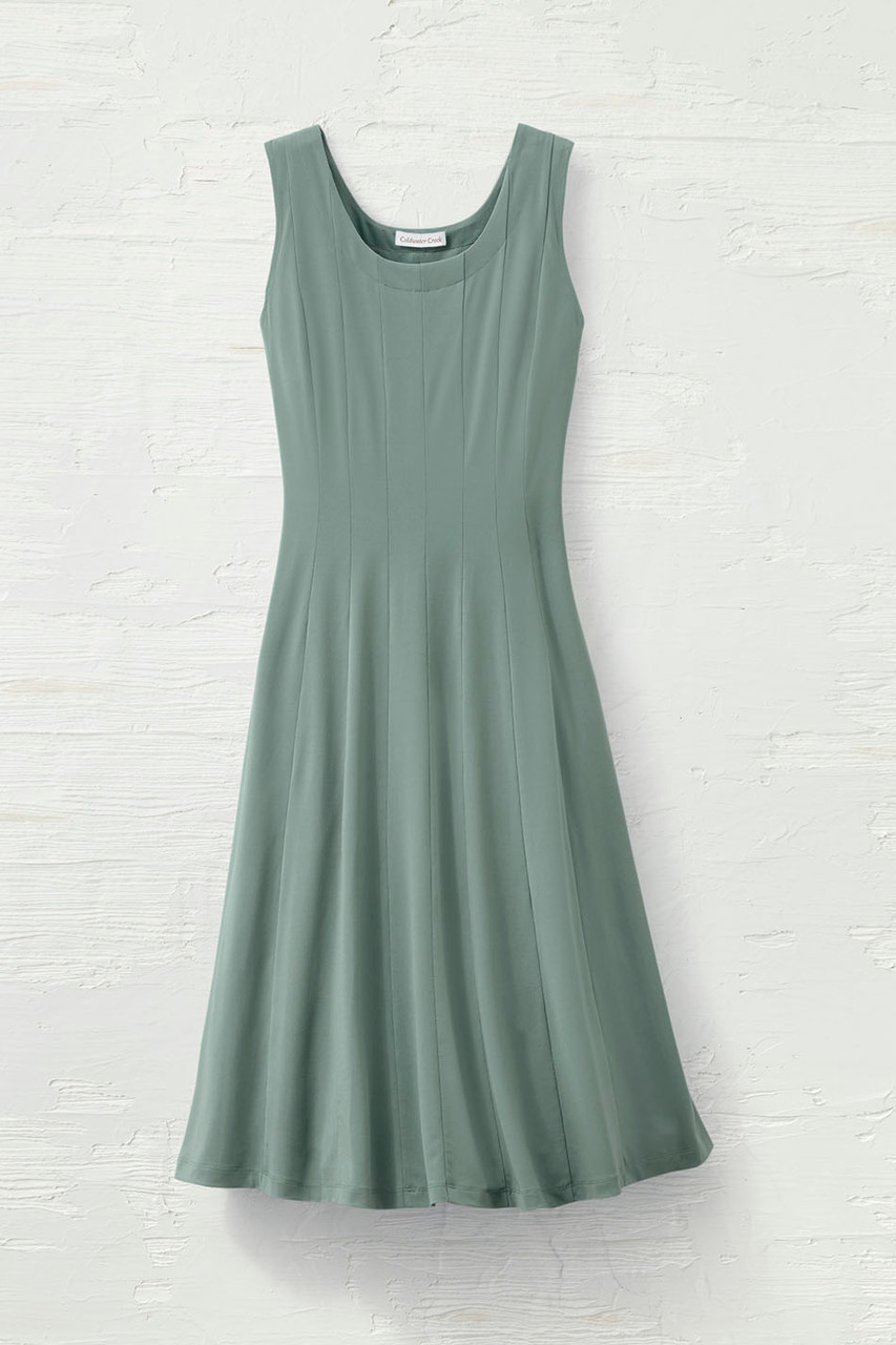 Seamed Knit Dress