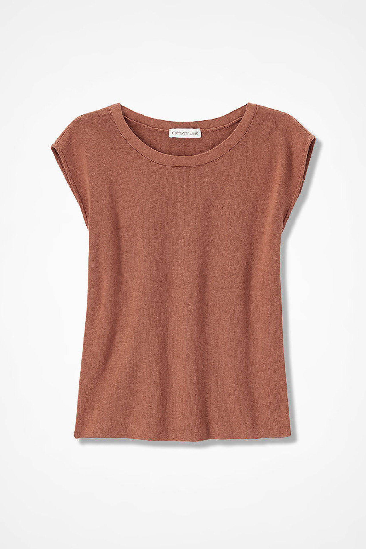 Cap Sleeve Sweater Tee