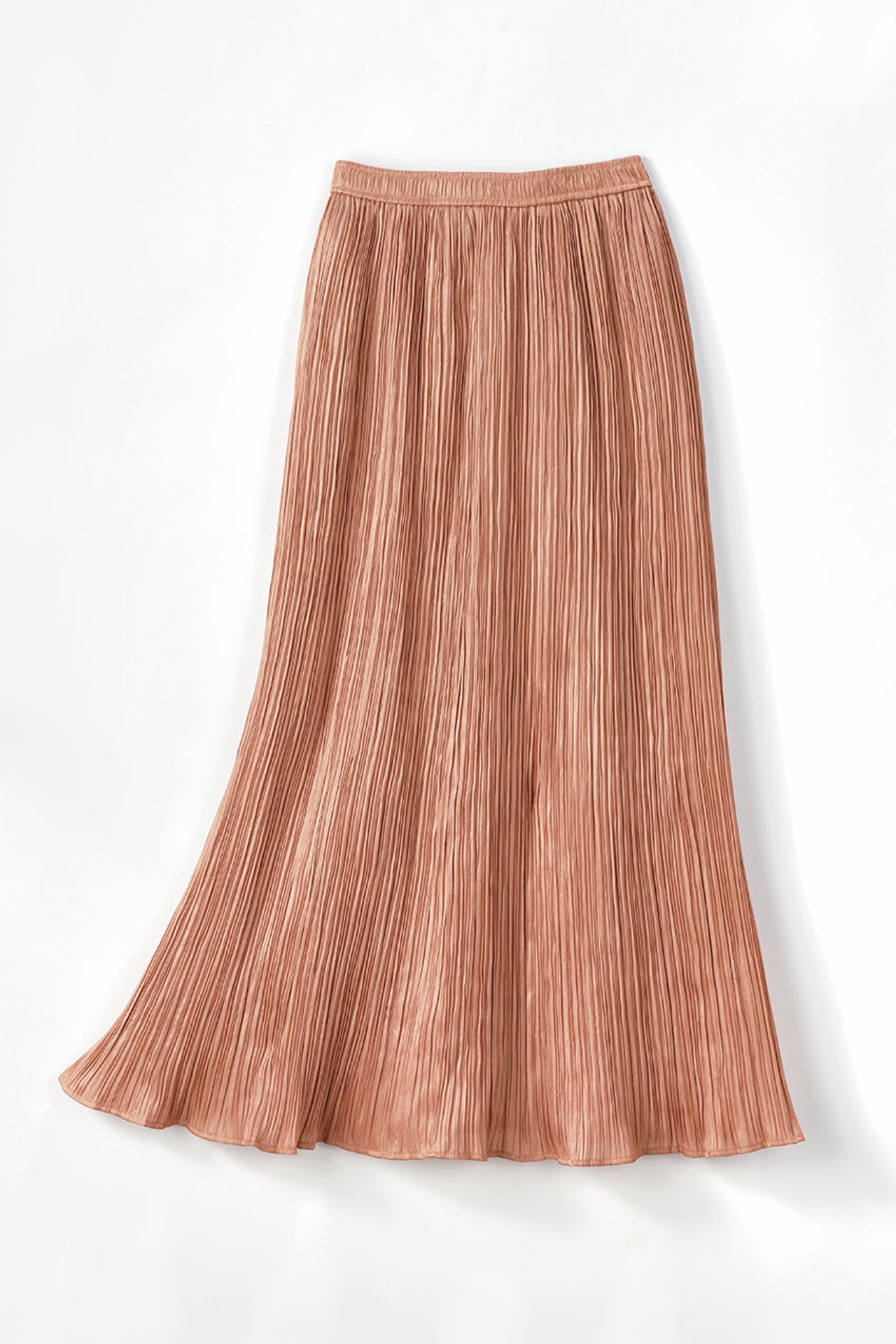 Luster Fortuny-Pleat Skirt