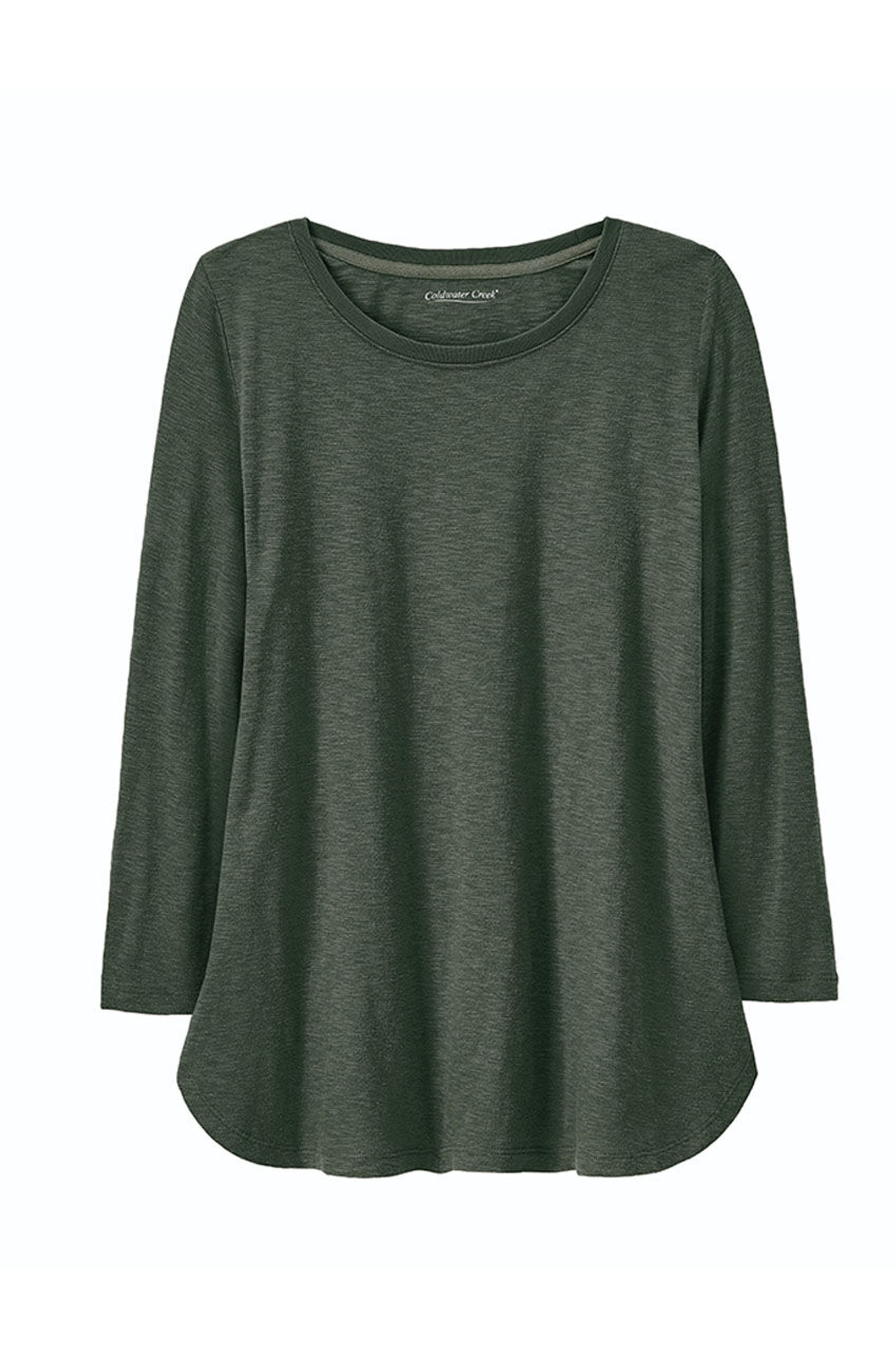 Just Right 3/4-Sleeve Slub-Knit Tee