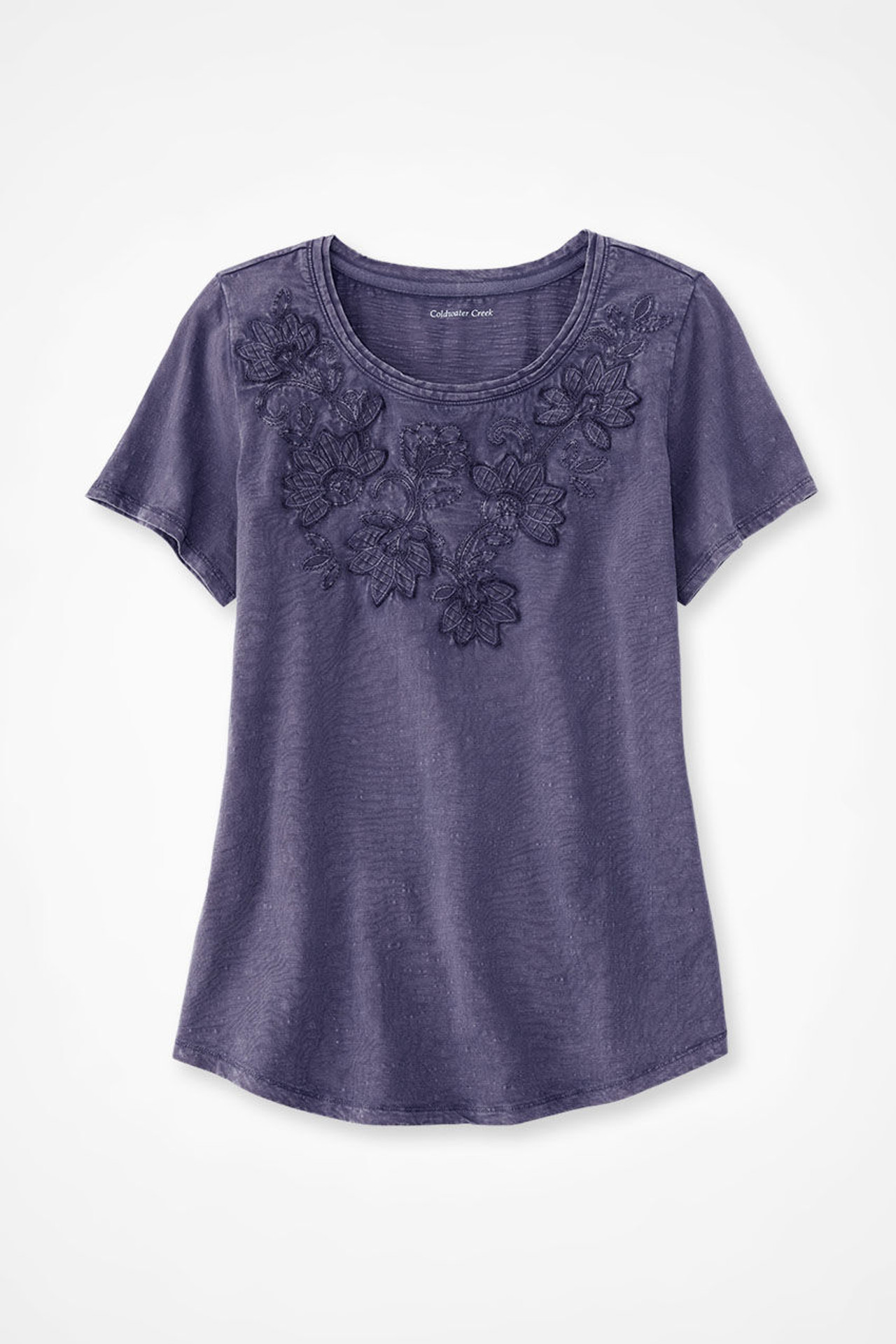 Swirling Petals Slub Tee