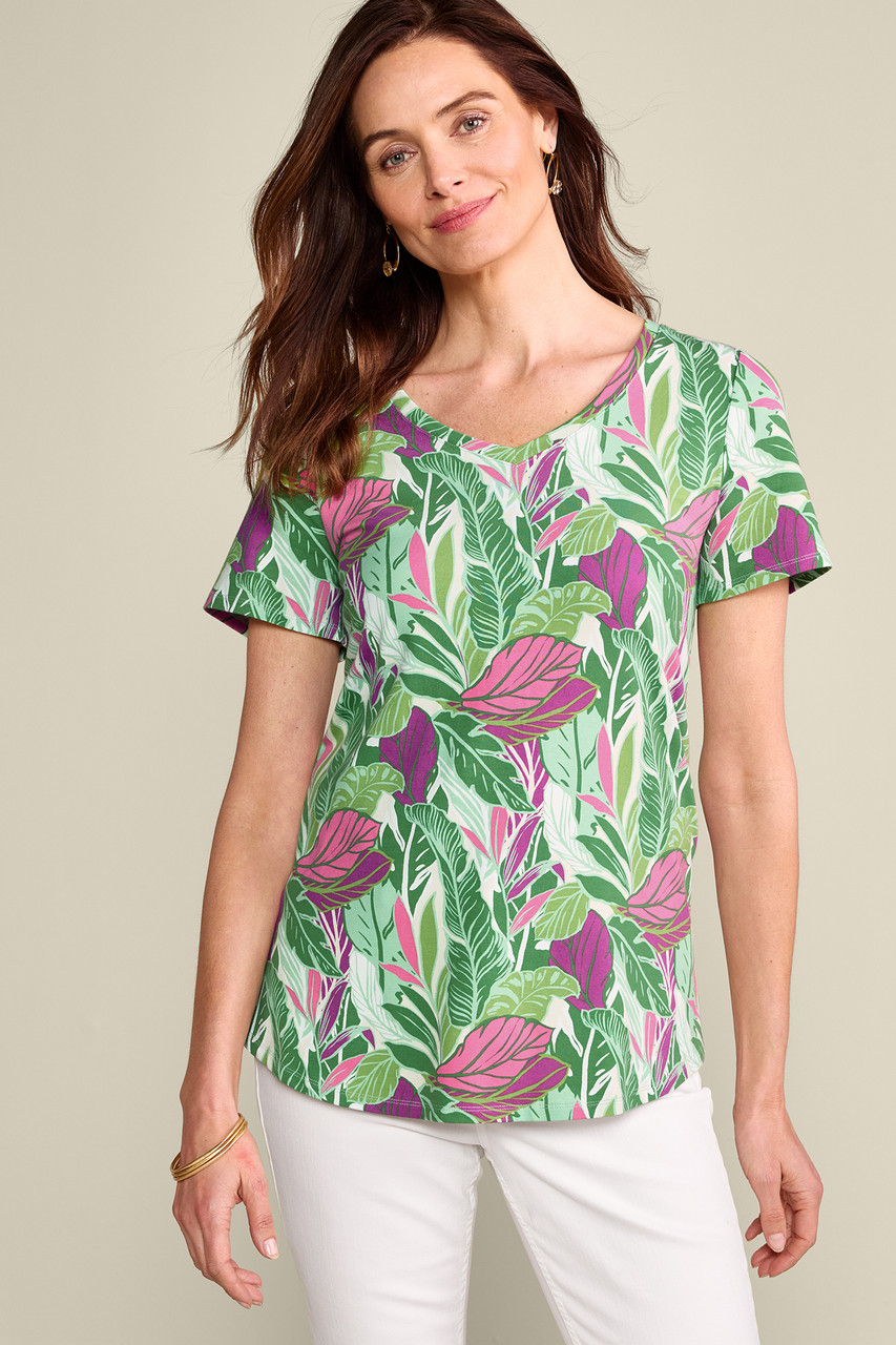 SoftEssential™ Supima® Isabel Short Sleeve Tunic