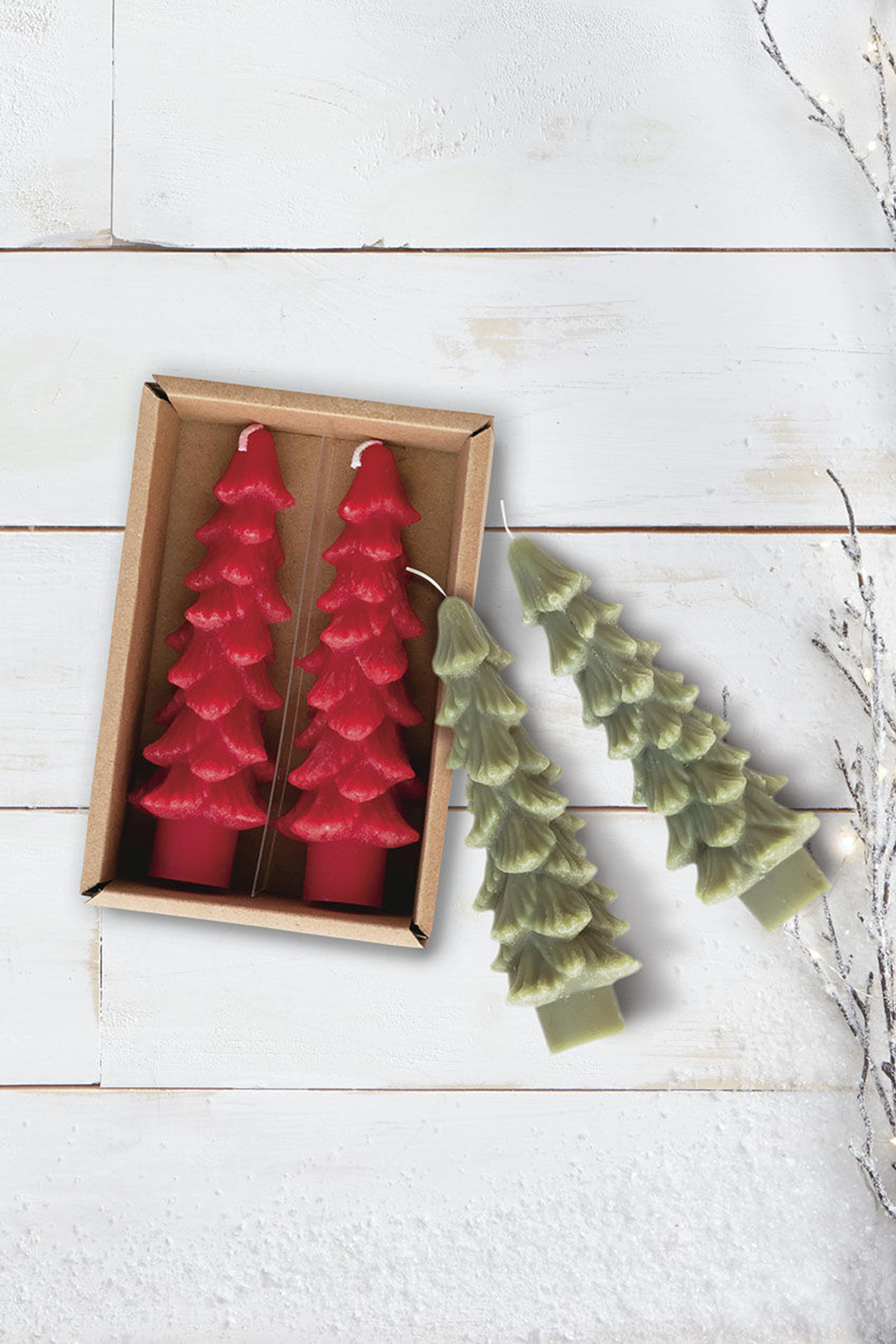 Tall Tree Candle Set