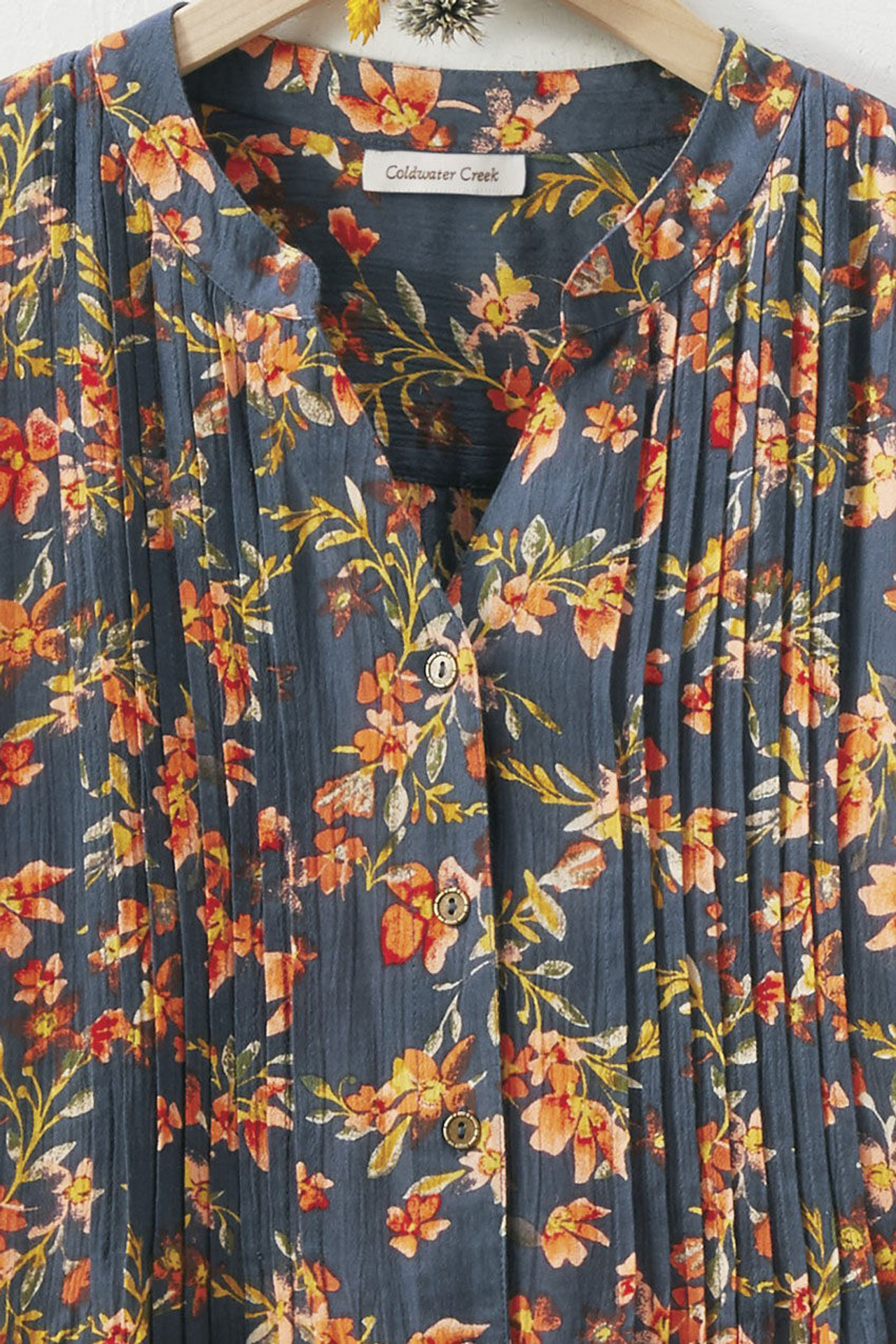 Northwoods Floral Blouse
