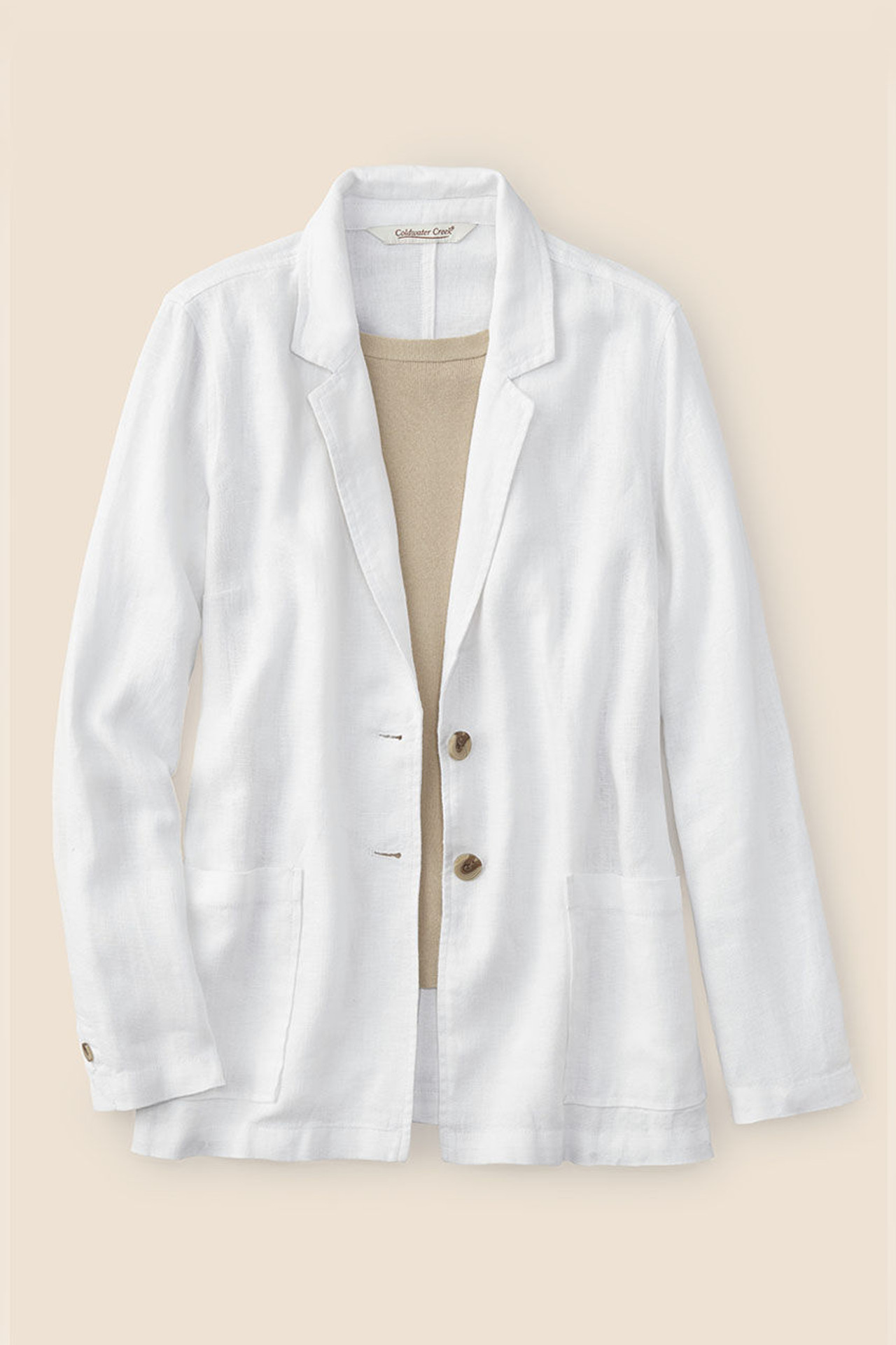 Linen Boyfriend Jacket